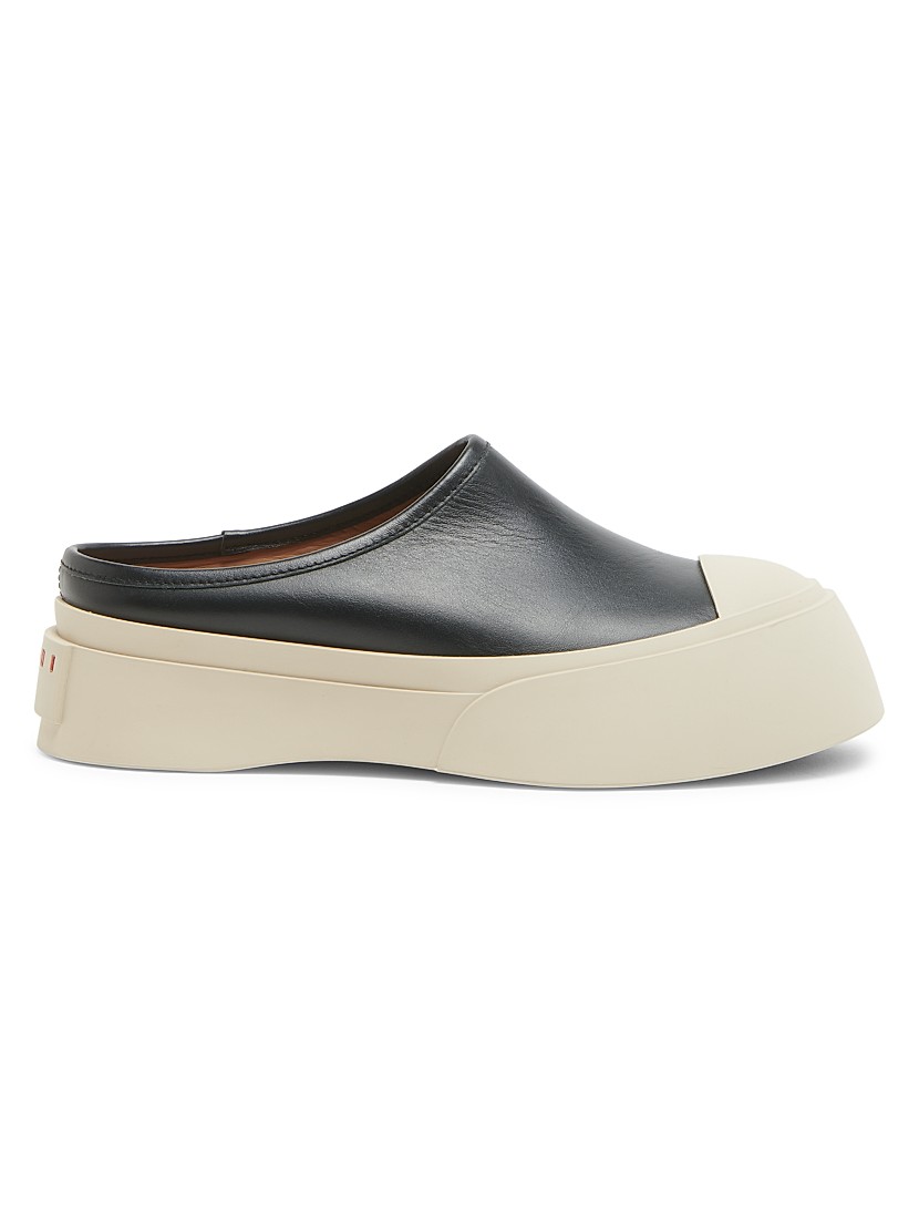 Shop Marni Pablo Sneaker 30MM Leather Platform Mules | Saks Shop Marni Pablo Sneaker 30MM Leather Platform Mules | Saks