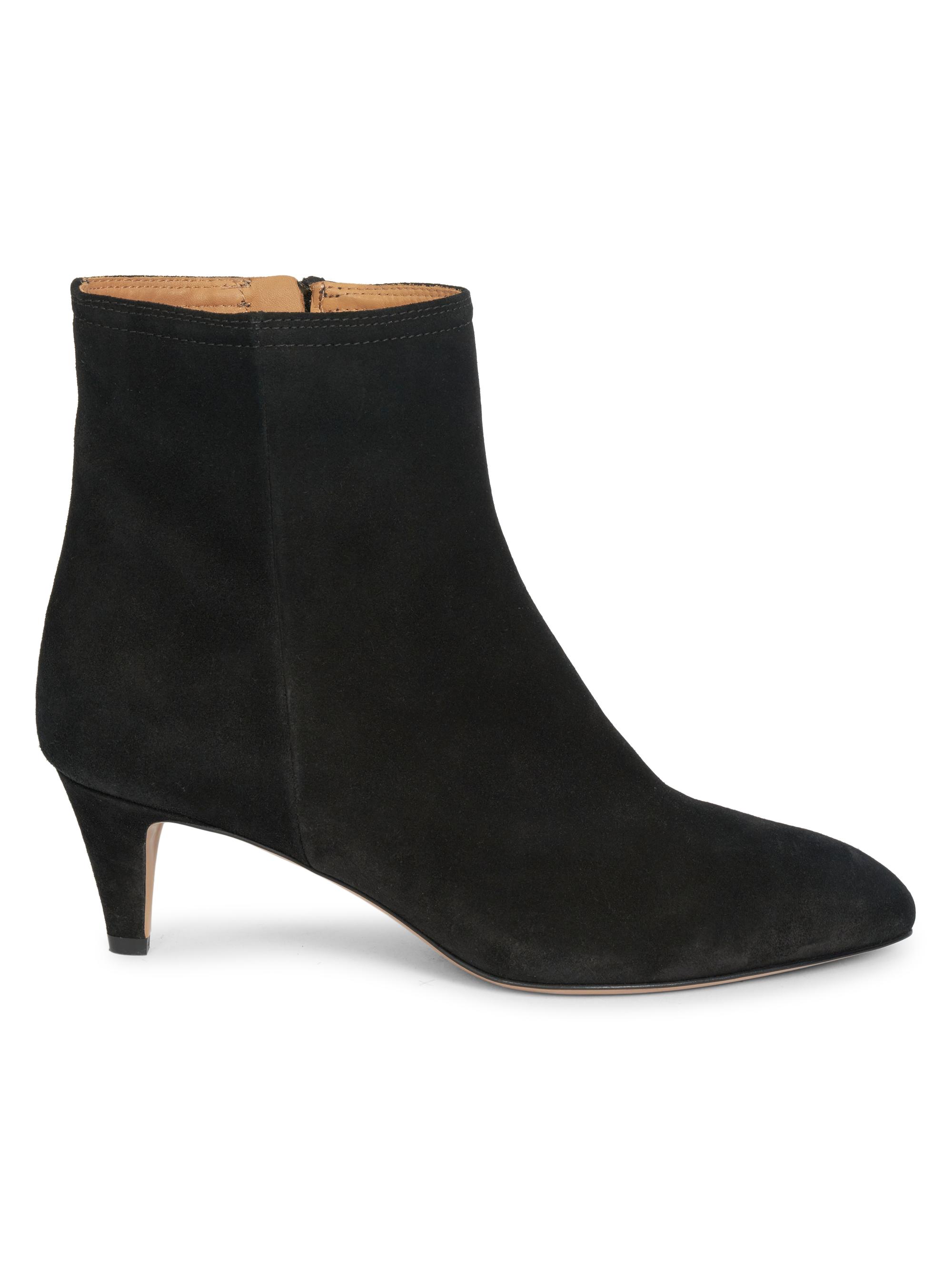 Isabel Marant Women's Deone Suede Booties - Black