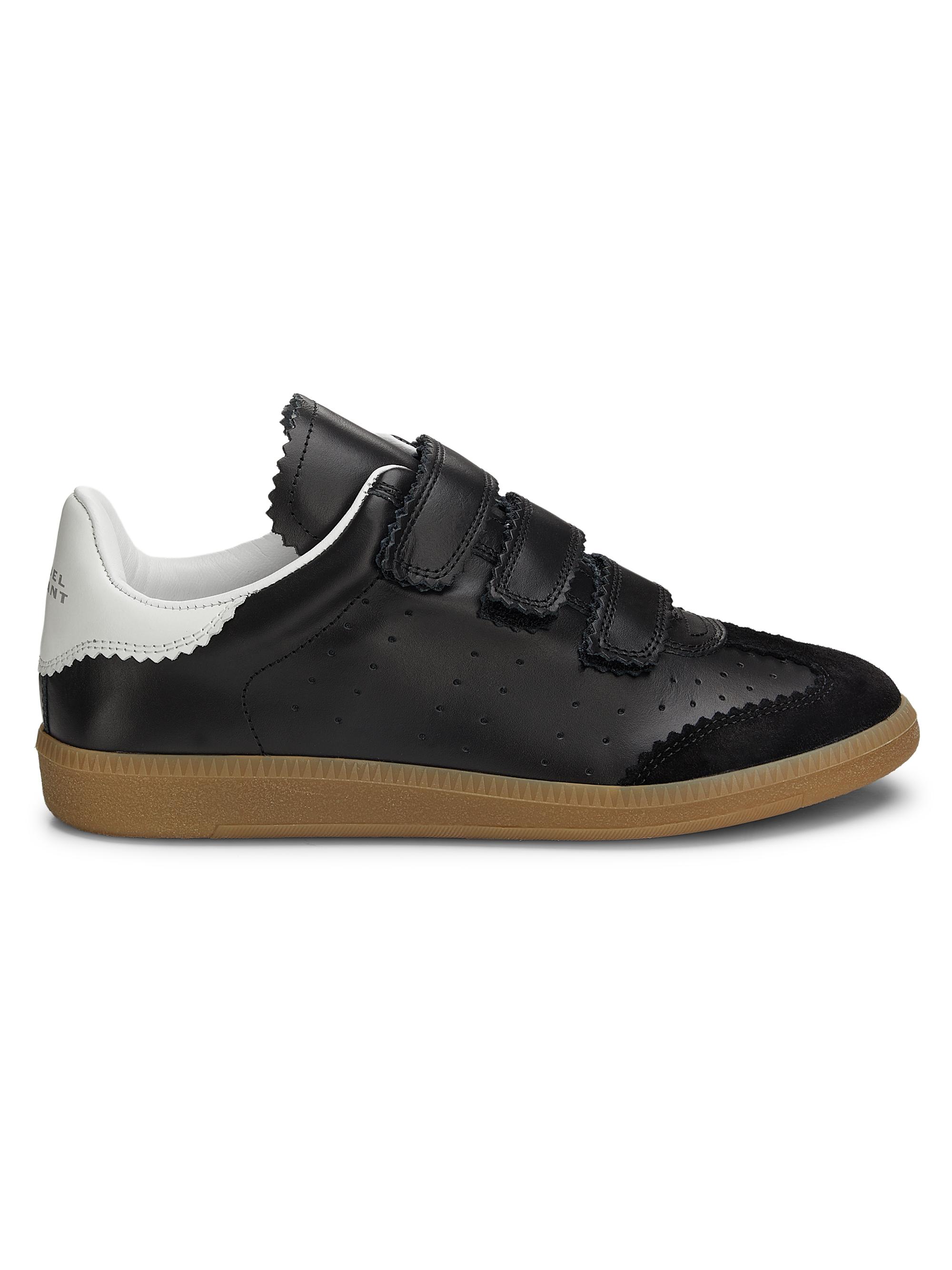 Isabel Marant Beth Leather Sneakers Saks Fifth Avenue