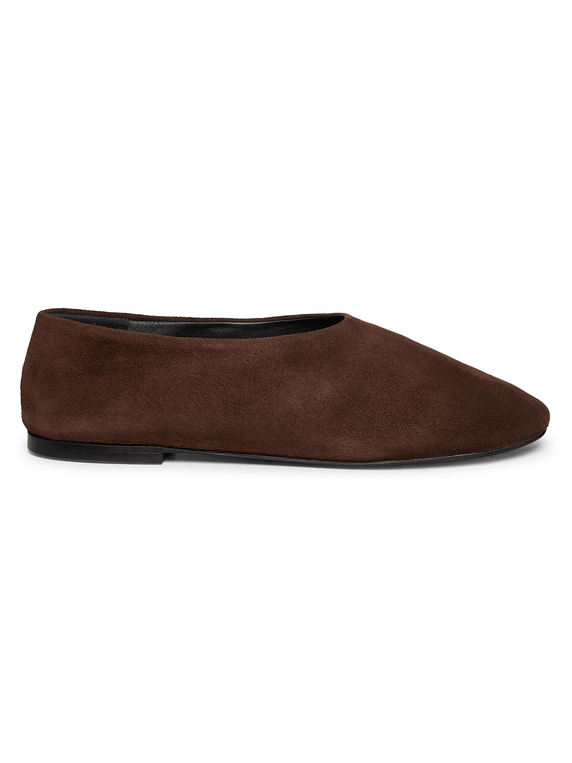 Proenza Schouler Women's Glove Suede Slippers - Dark Brown