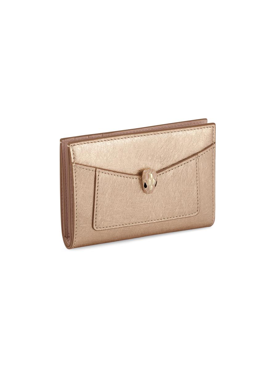 【BVLGARI】 Serpenti Forever Porta Carte カードケース BVLGARI Serpenti Forever Leather Card Holder | Saks Fifth Avenue