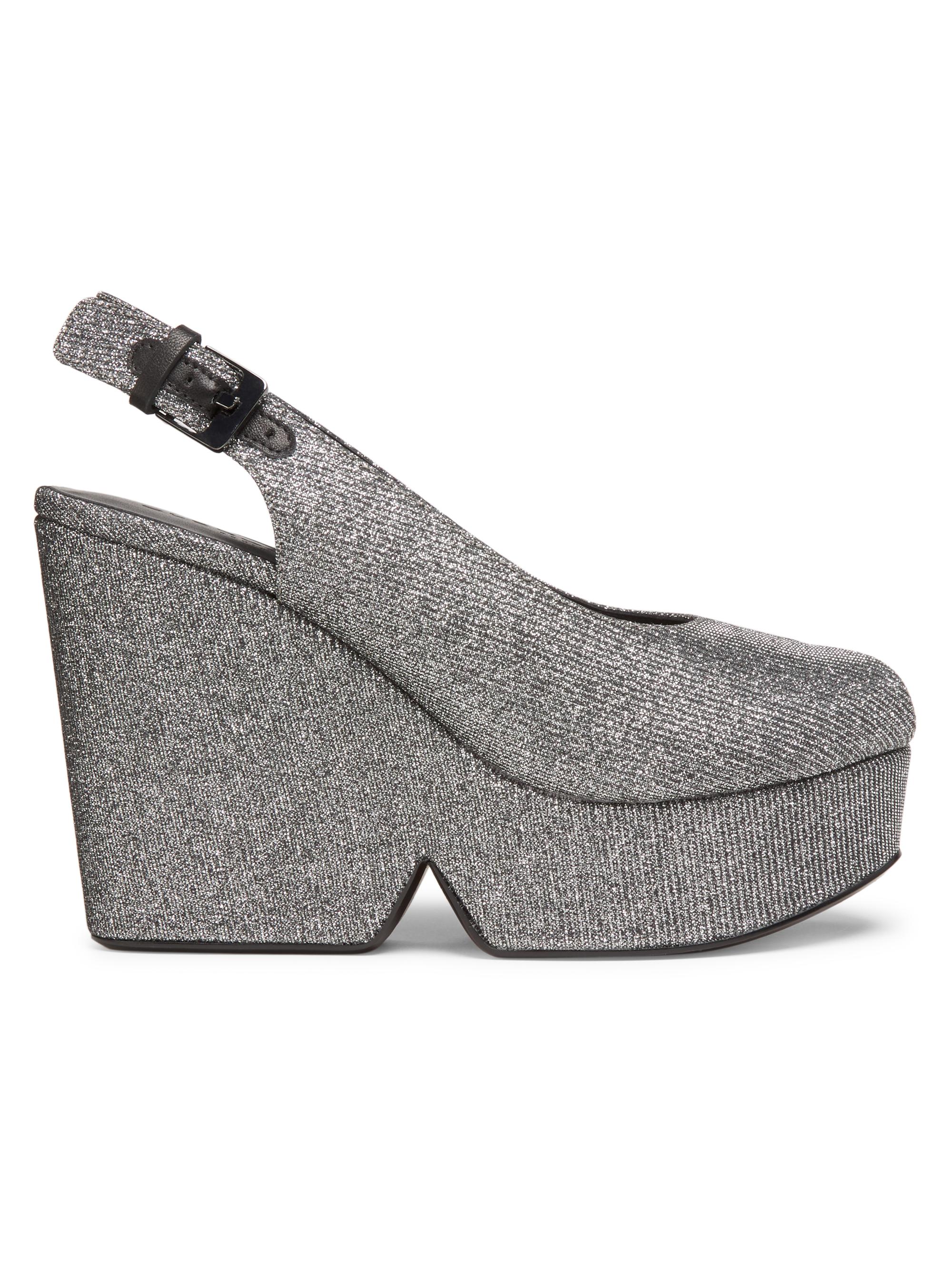 Clergerie Women's Dylan 105MM Platform Wedge Pumps - Glitter