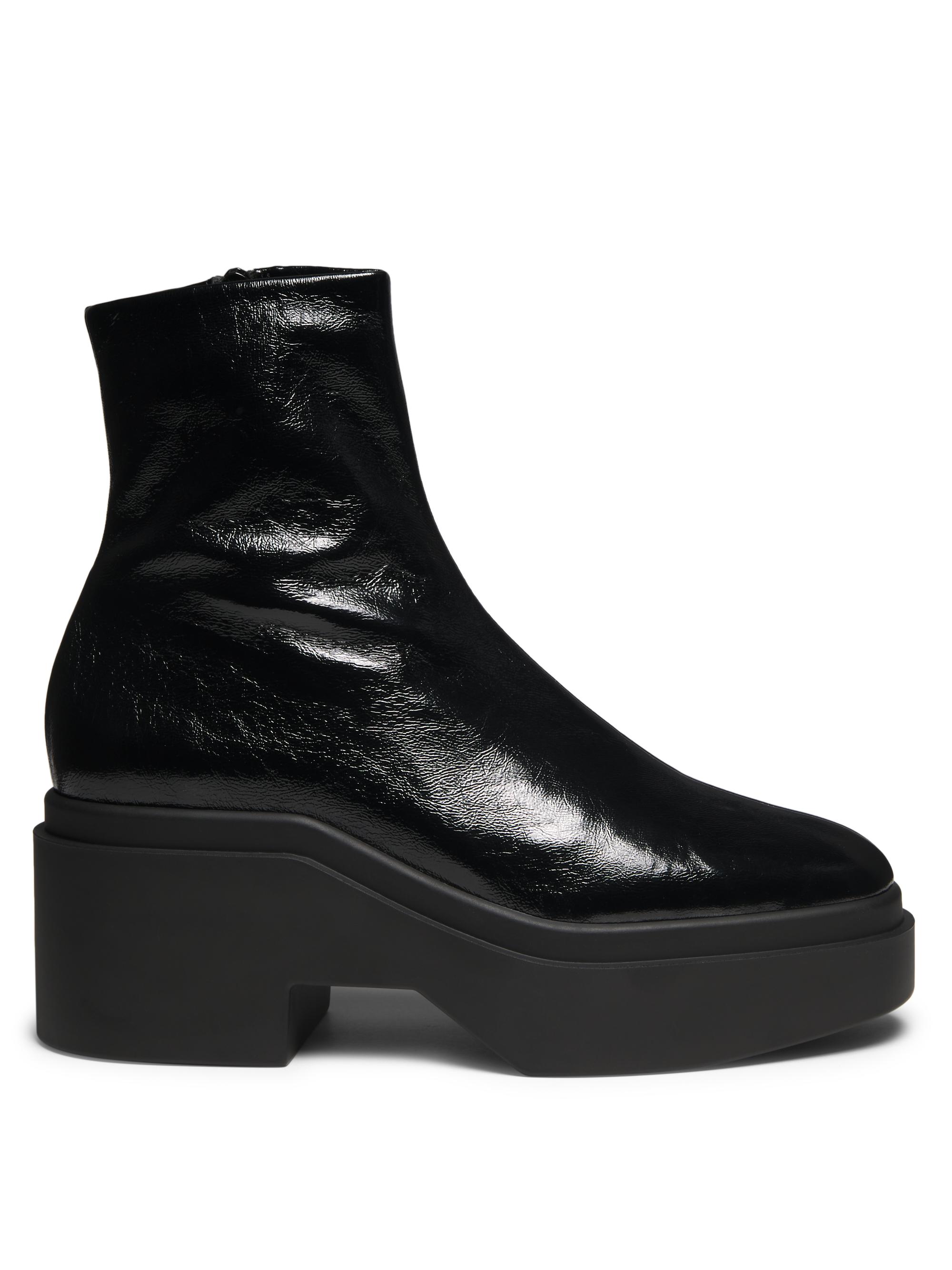 Clergerie Women's Nelle3 80MM Leather Booties - Black