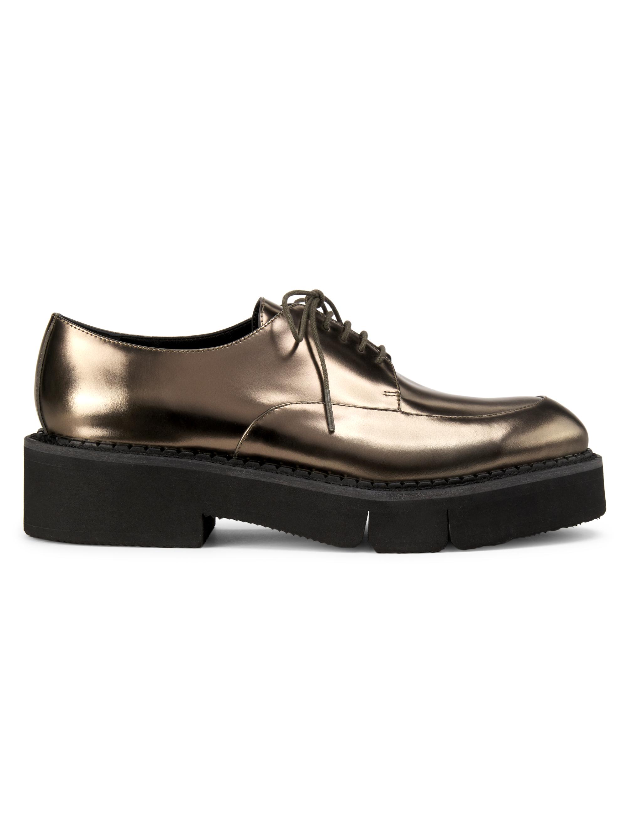 Clergerie Women's Clive Leather Derbys - Metallic