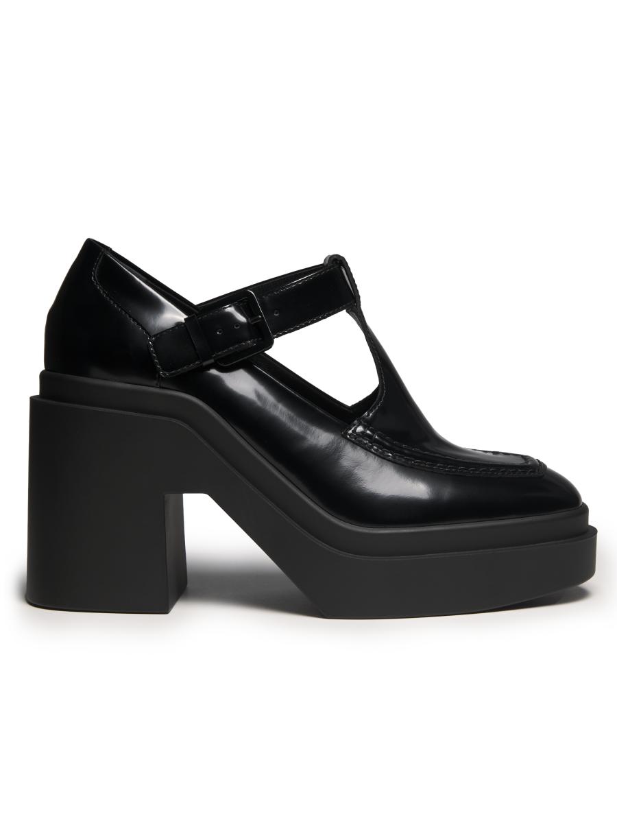 Clergerie Natcha 110MM Leather T-Strap Pumps | Saks Fifth Avenue