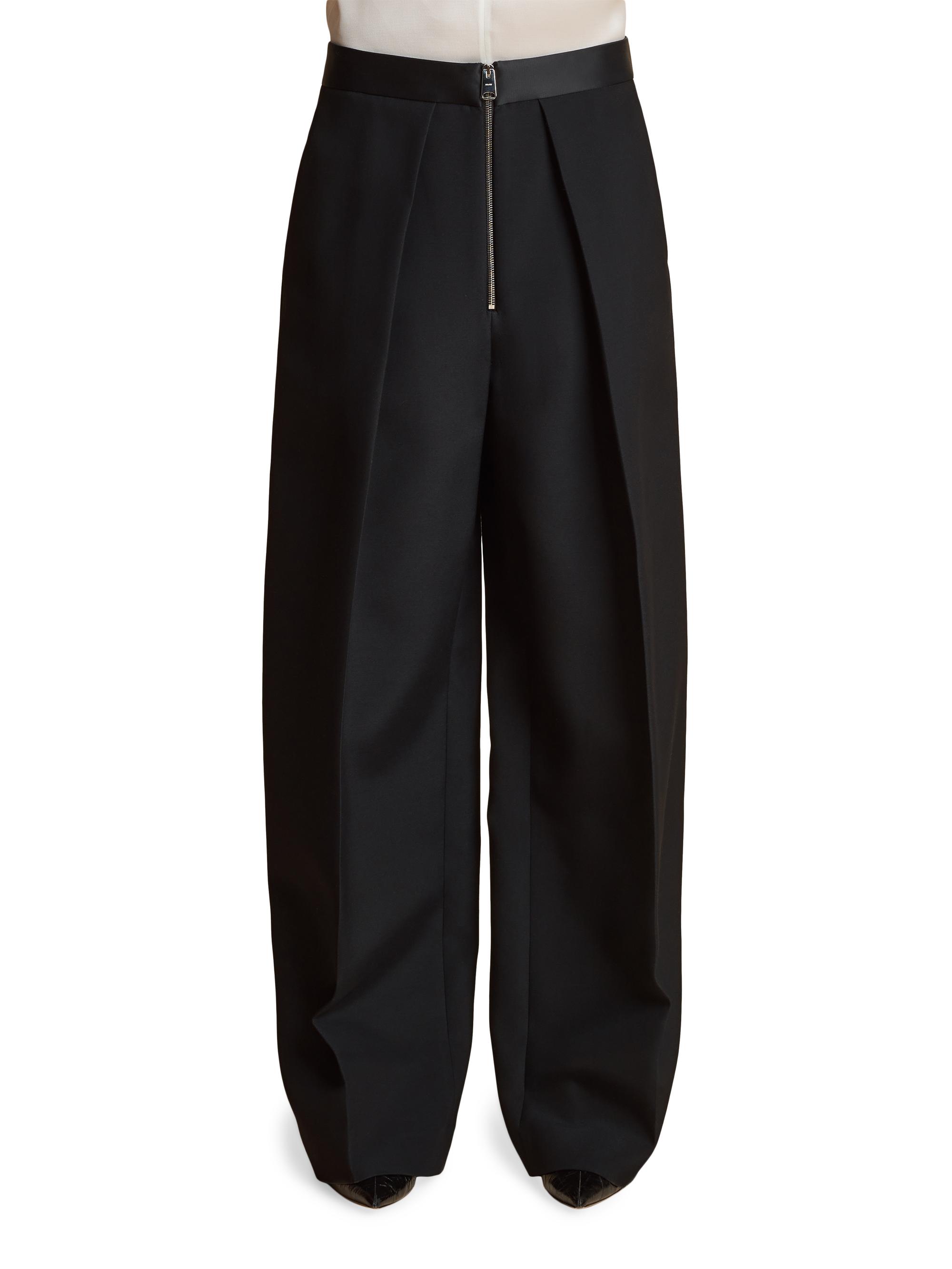 Khaite Marine Exposed-Zip Pants | Saks Fifth Avenue
