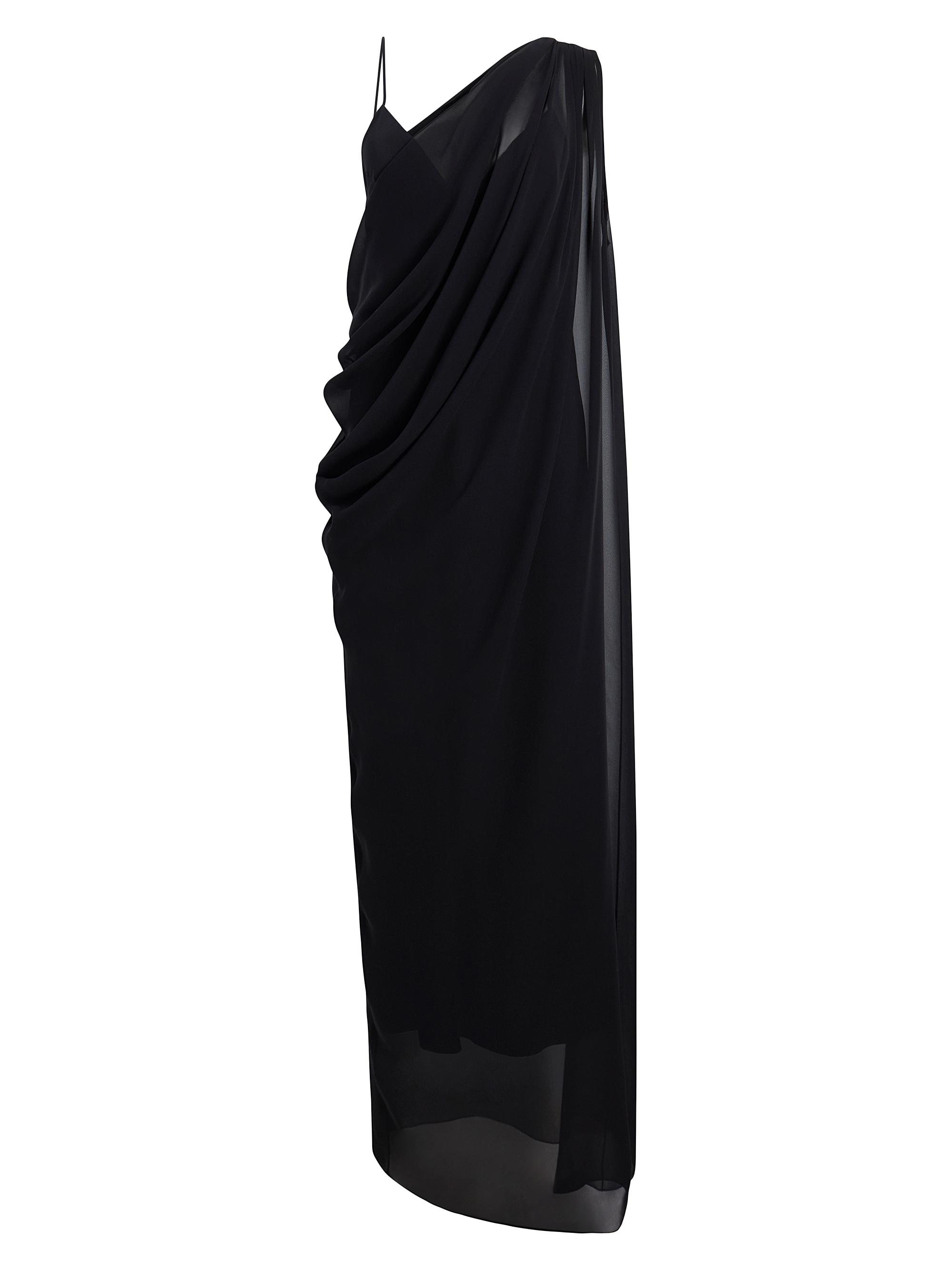Khaite Women's Taj Silk Dress - Black