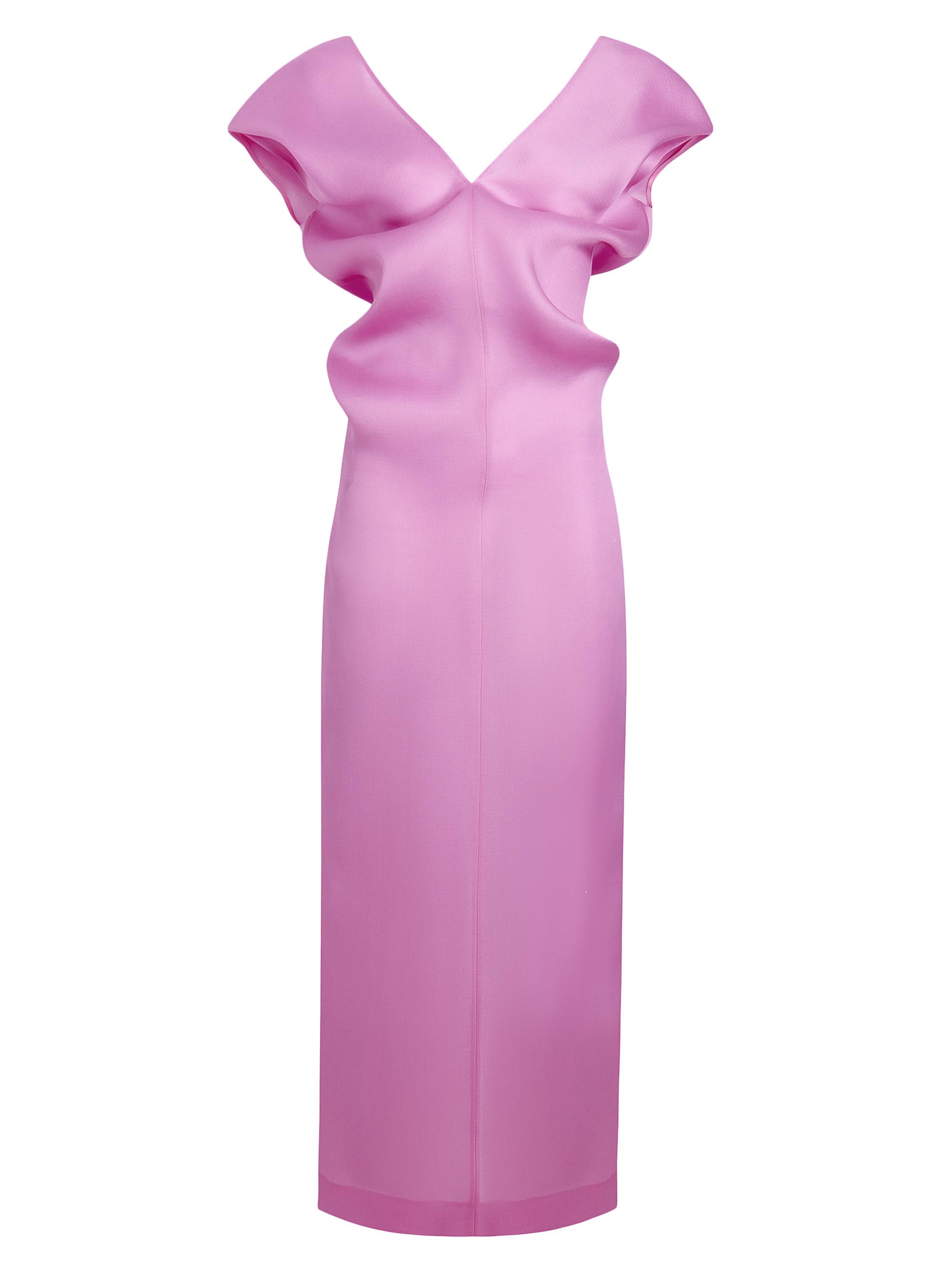 Khaite Women's Ima Silk Dress - Orchid