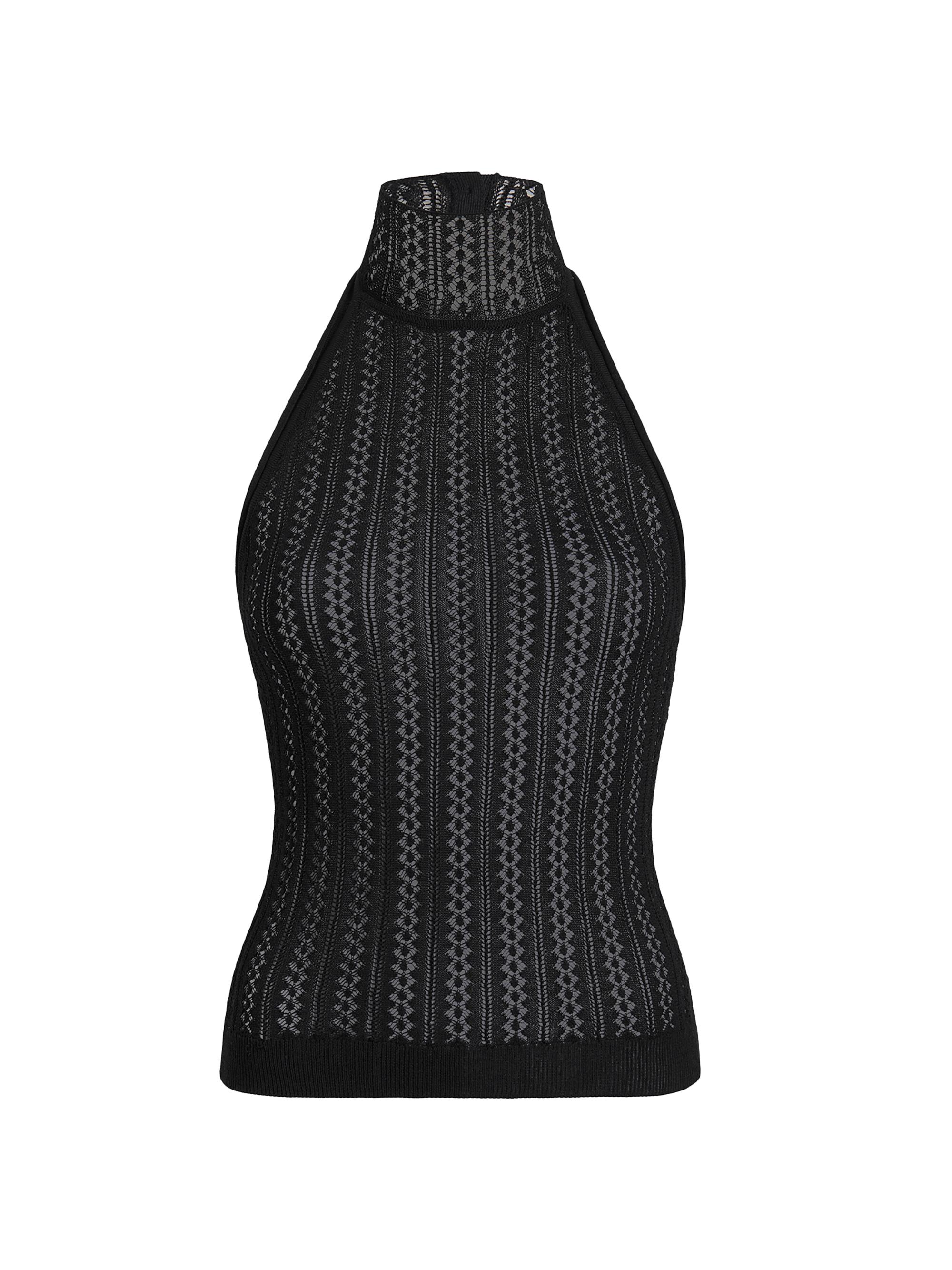 Khaite Women's Benedetta Knit Halterneck Top - Black