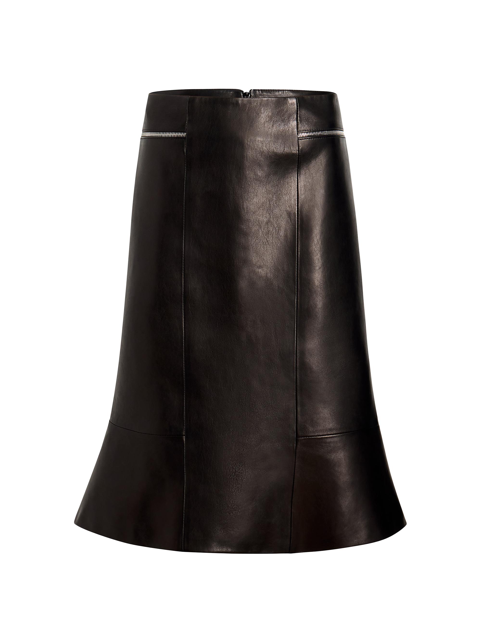 Loulou de Saison Ekare Leather Slit Skirt | Saks Fifth Avenue