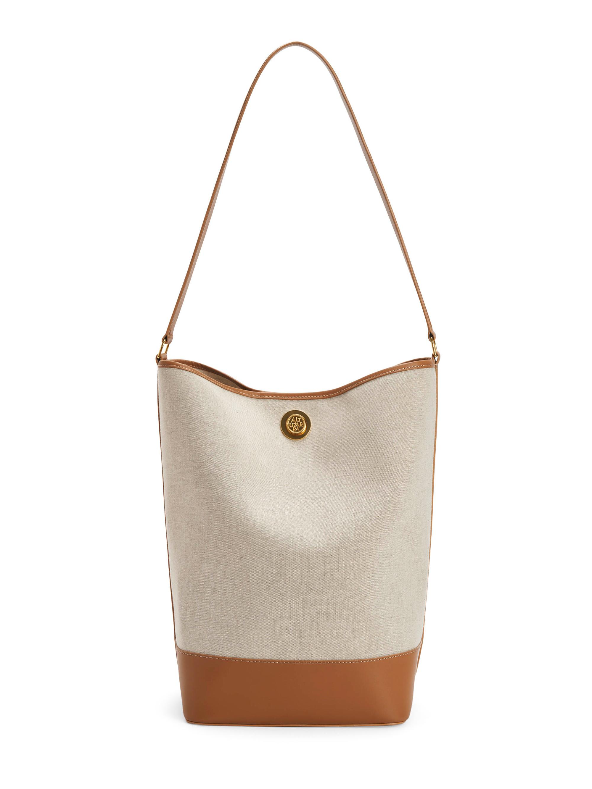 Altuzarra Women's  Canvas & Leather Bucket Tote - Natural