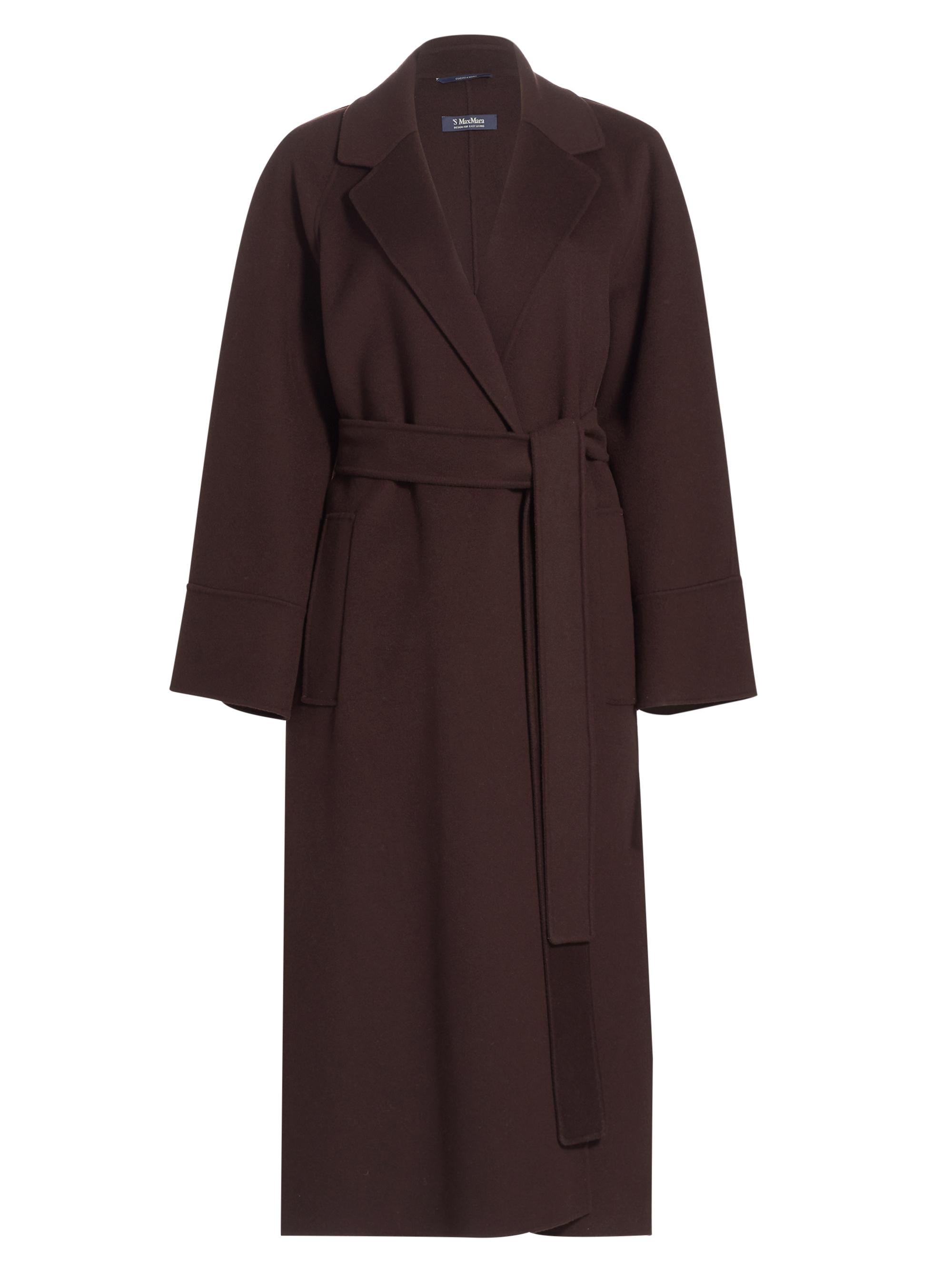 Max Mara Women's Agata Belted Wool Coat - Wine Violet
