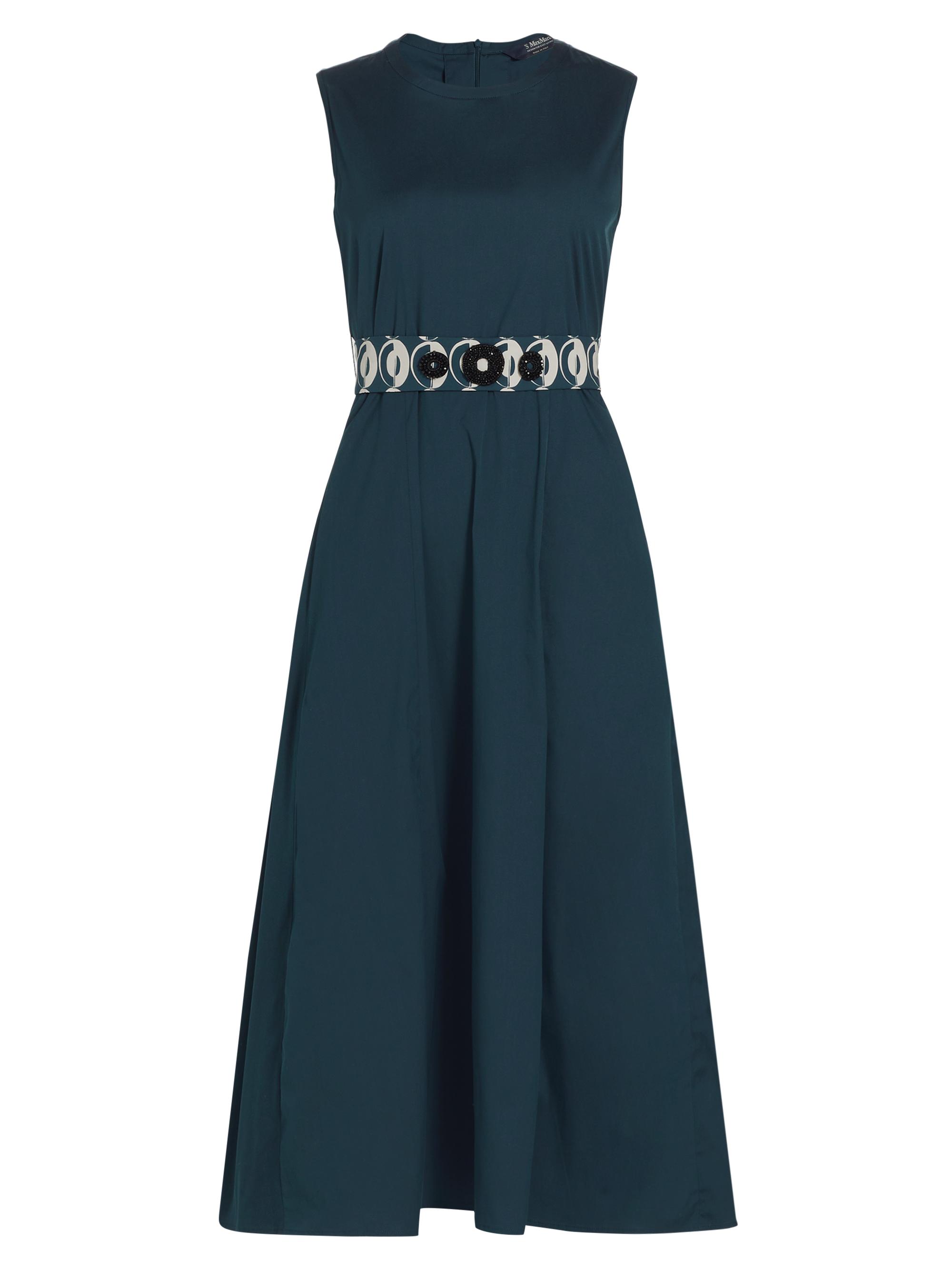 Max Mara Women's Preston Cotton-Blend A-Line Cocktail Dress - Midnight Blue