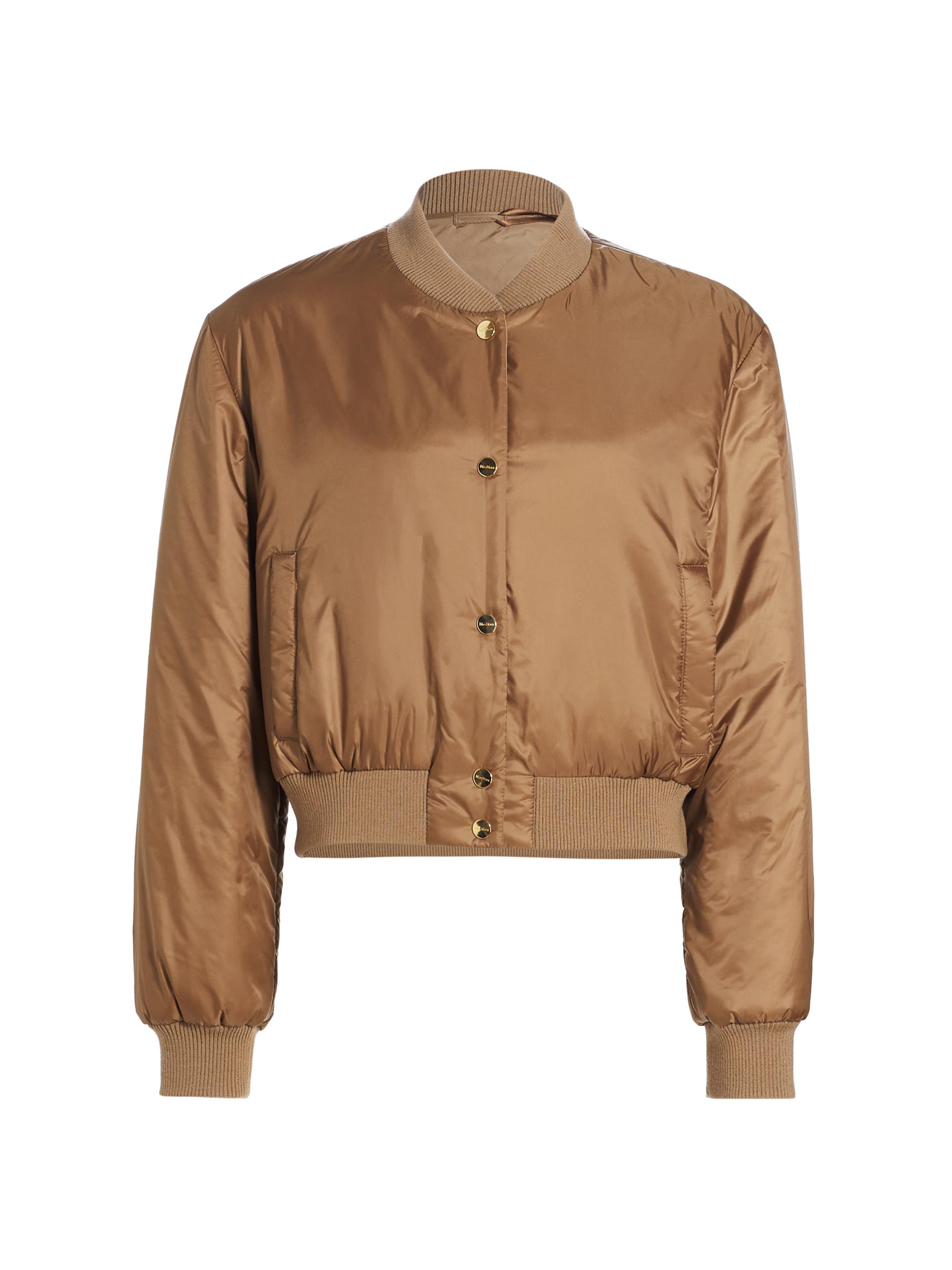 Max Mara Women's Greenbi Quilted Bomber Jacket - Caramel