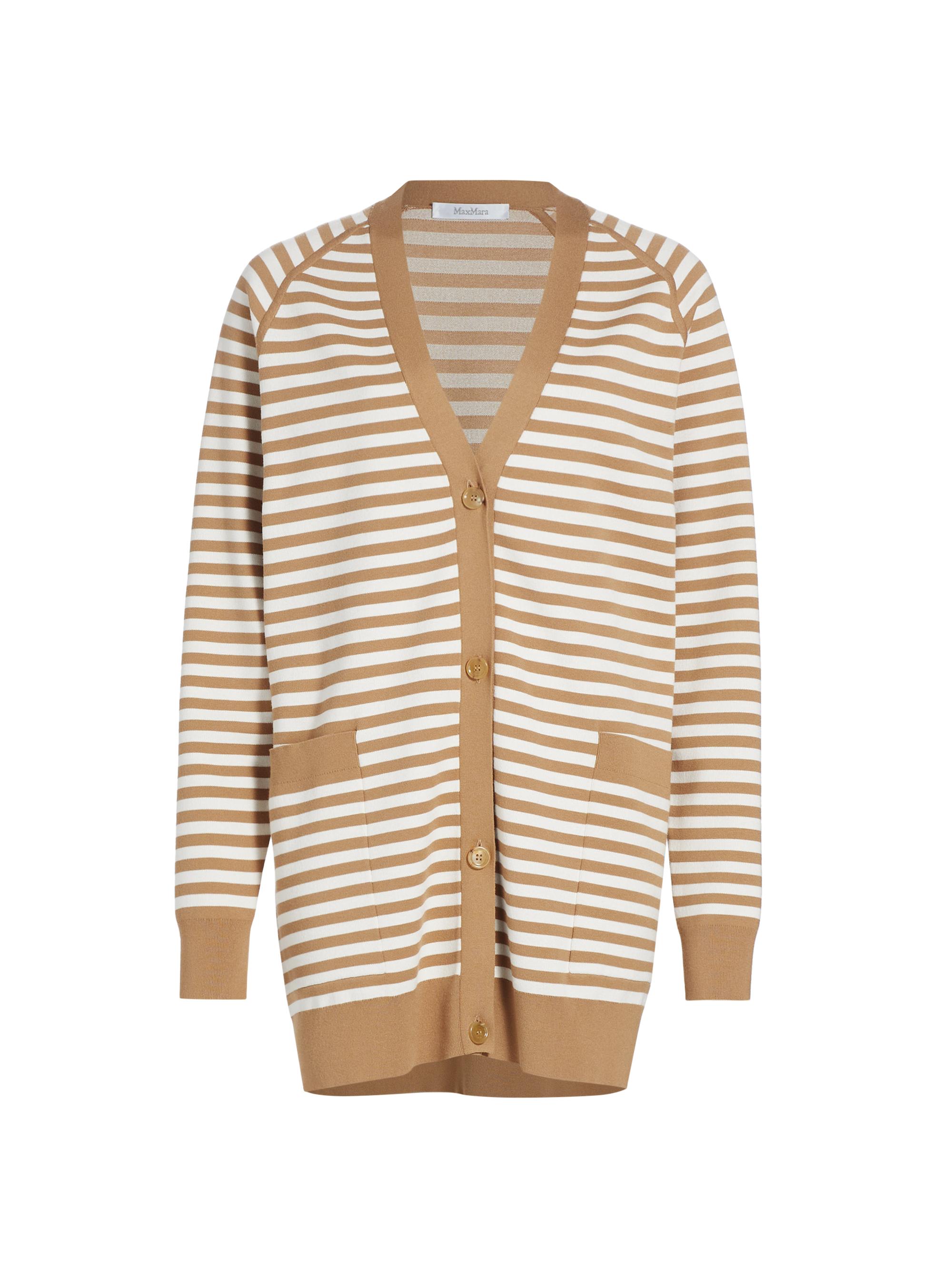 Max Mara Women's Tenore Striped Cardigan - Honey
