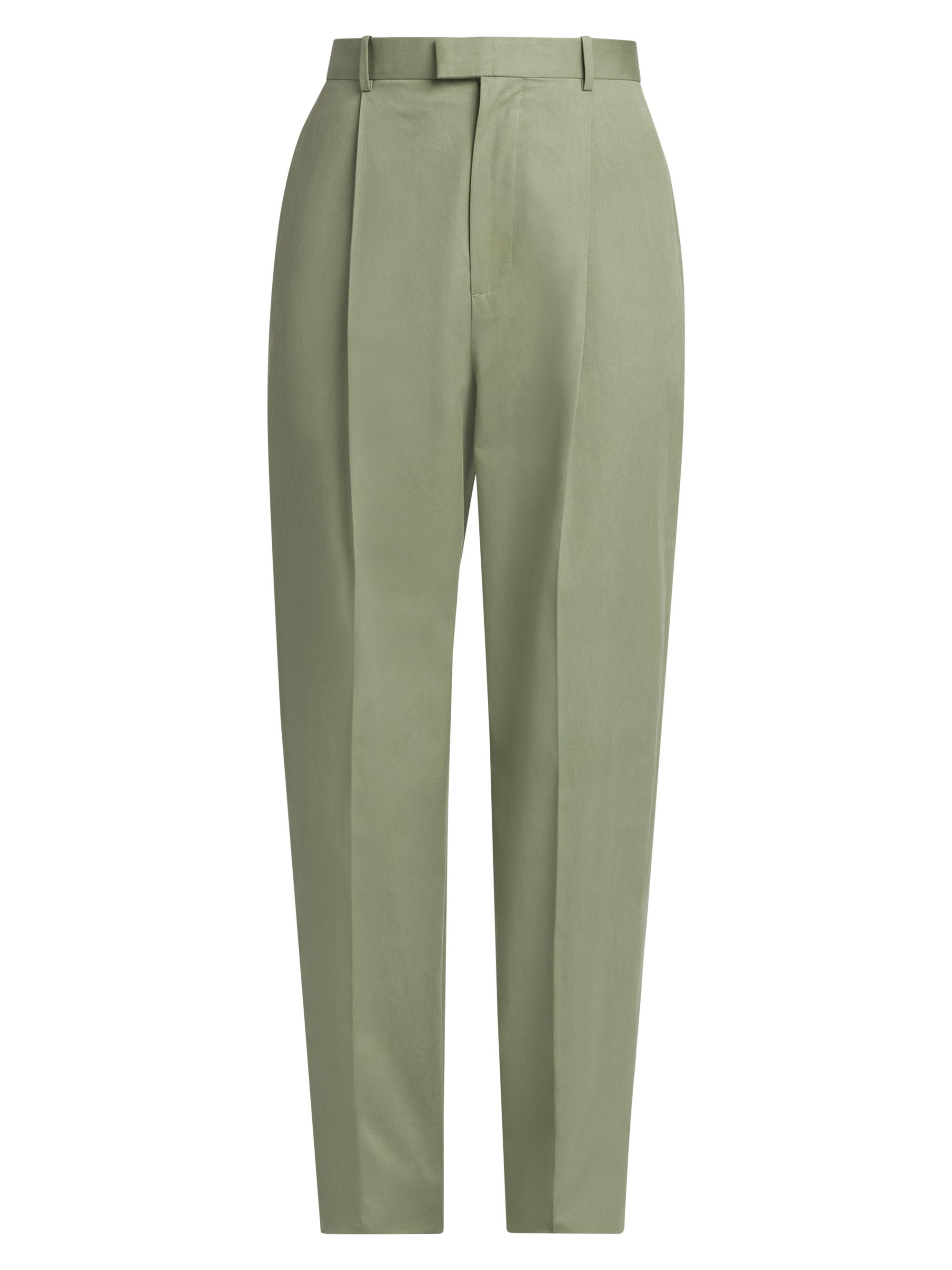 Bottega Veneta Men's Light Cotton Twill Pants - Juniper