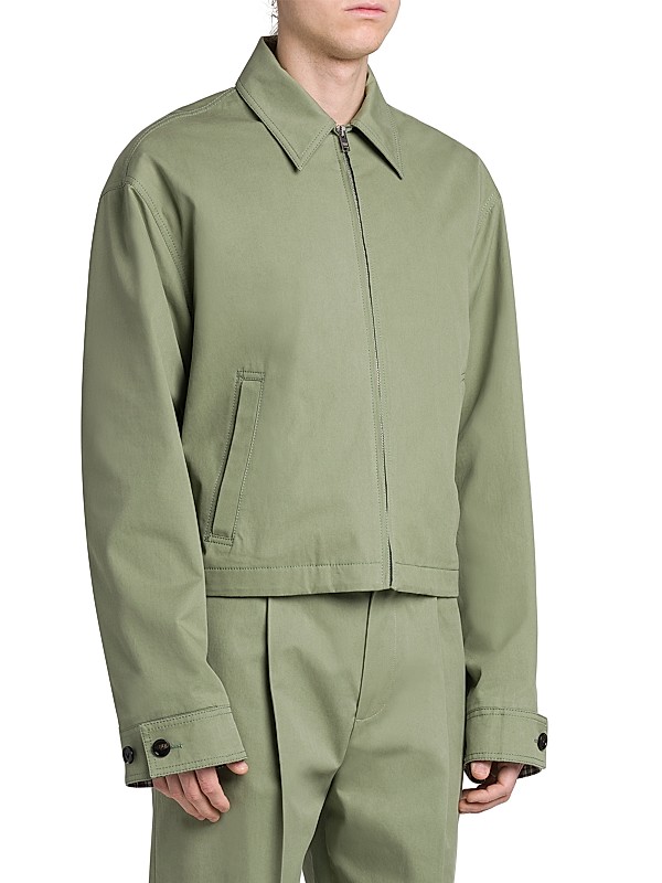 Shop Bottega Veneta Double-Zip Cotton Work Jacket | Saks Shop Bottega Veneta Double-Zip Cotton Work Jacket | Saks