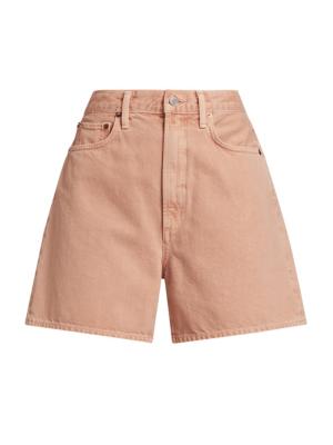 Kiton high-waisted silk bermuda shorts - Pink