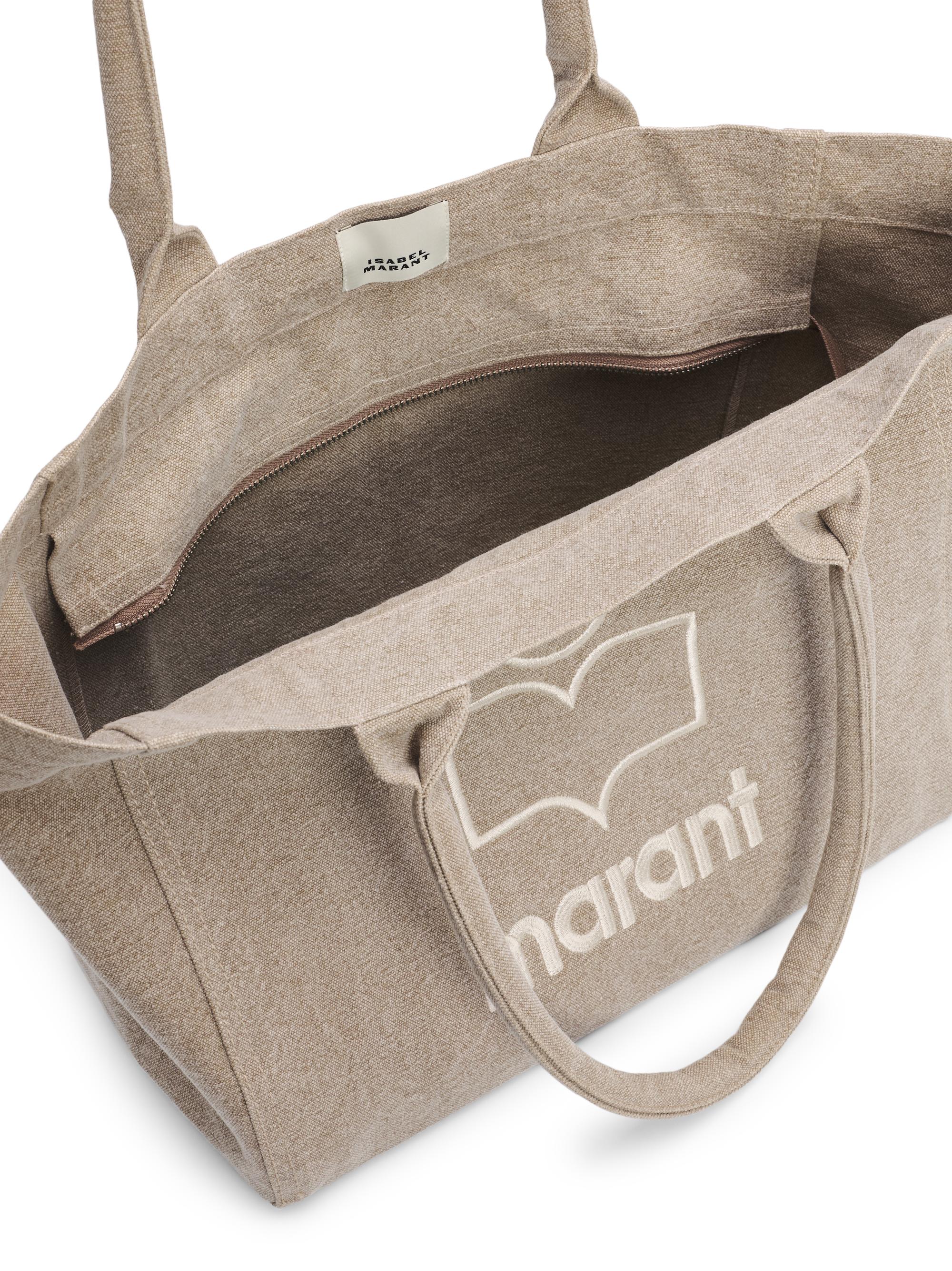 Isabel Marant Yenky Zipped Cotton Tote Bag | Saks Fifth Avenue