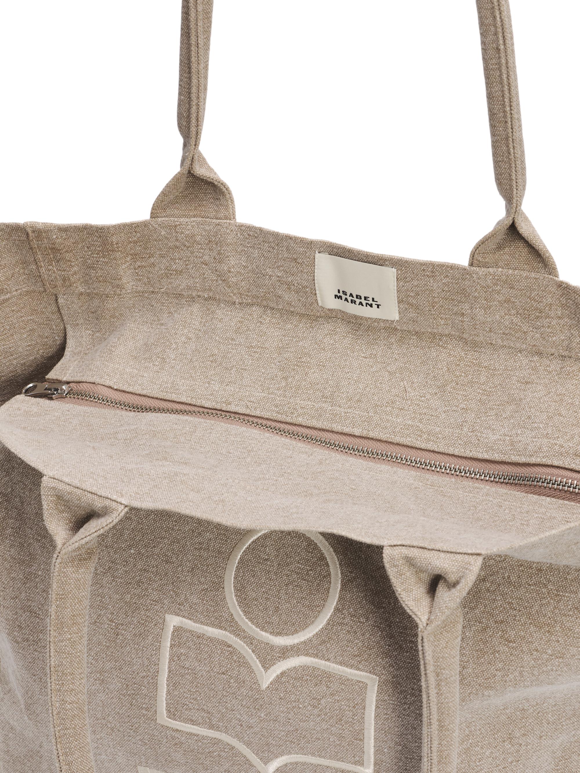 Isabel Marant Yenky Zipped Cotton Tote Bag | Saks Fifth Avenue