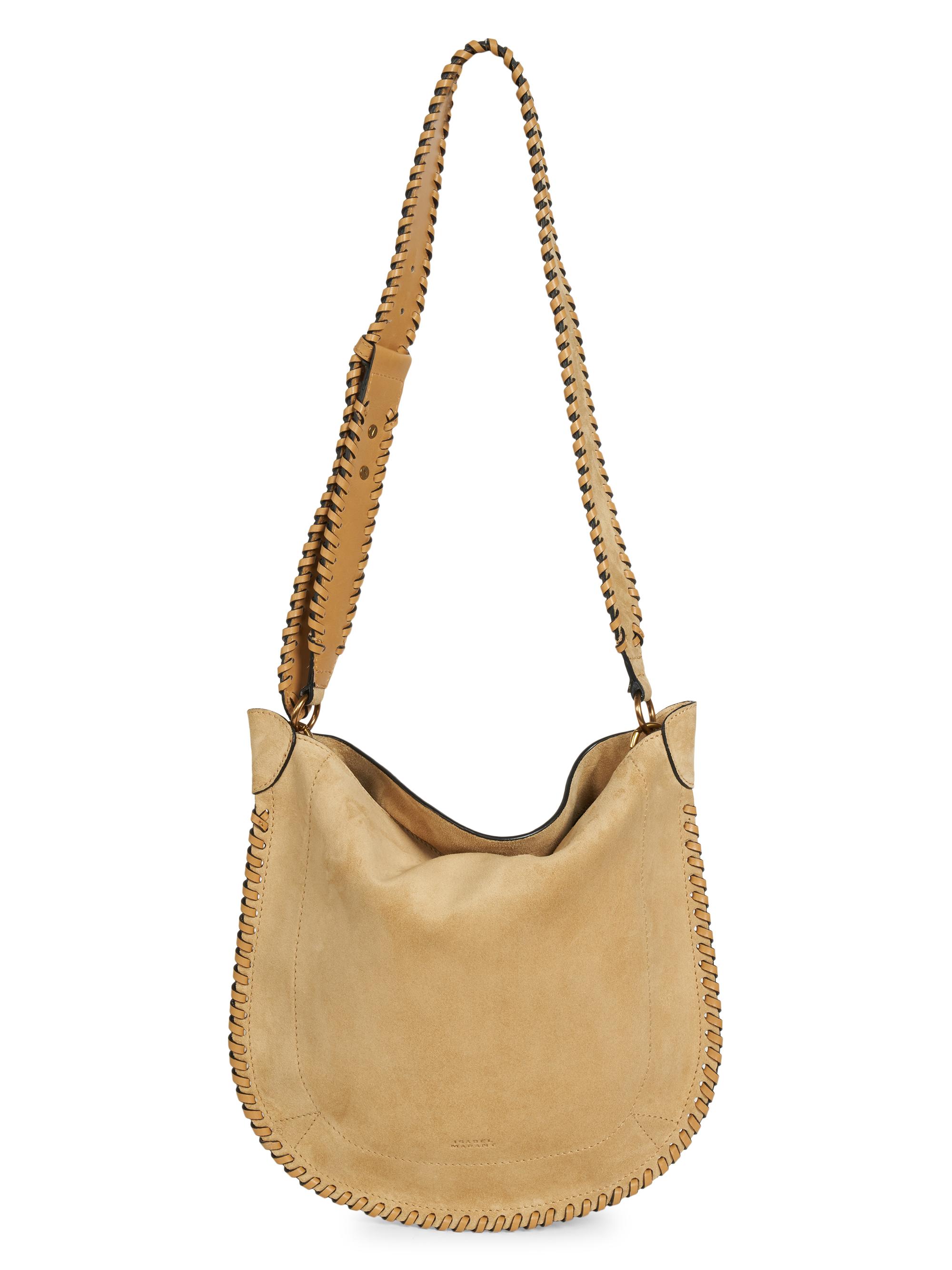 Isabel Marant Women's Oskan Suede Hobo Bag - Beige