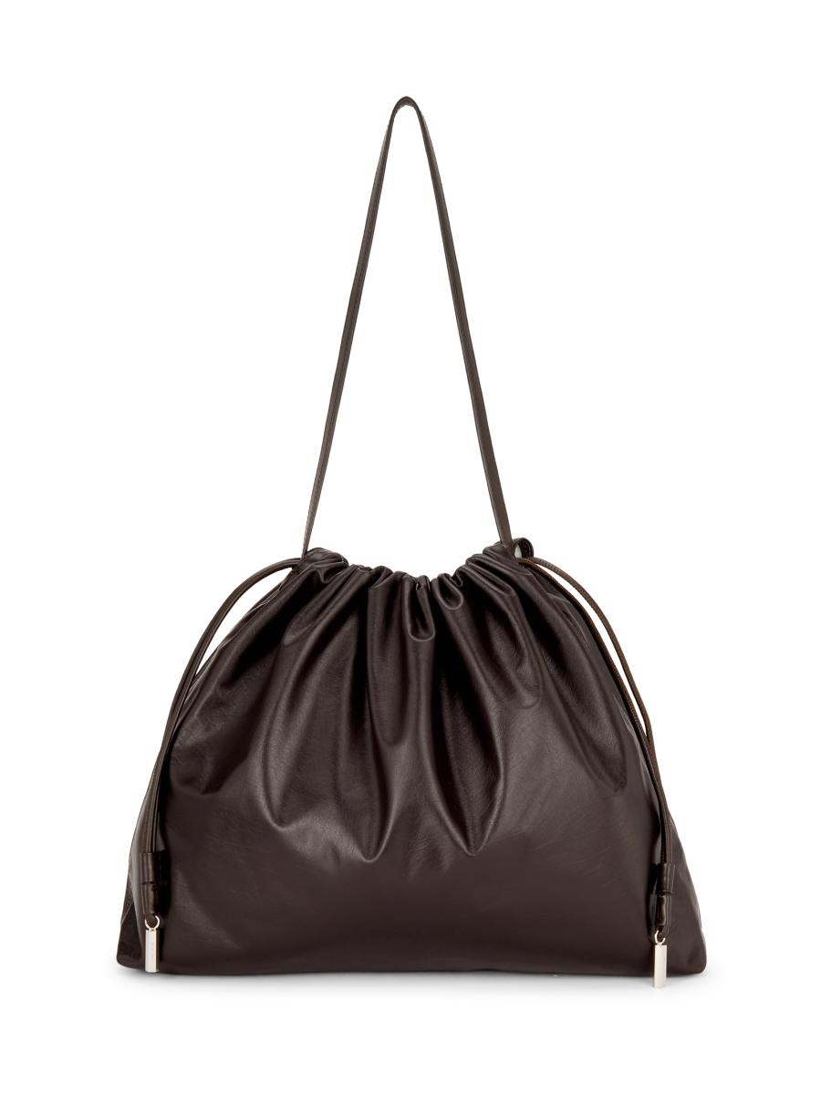 VIP価格★The Row★Angy Hobo ドローストリングショルダーバッグ The Row Angy Leather Hobo Bag | Saks Fifth Avenue