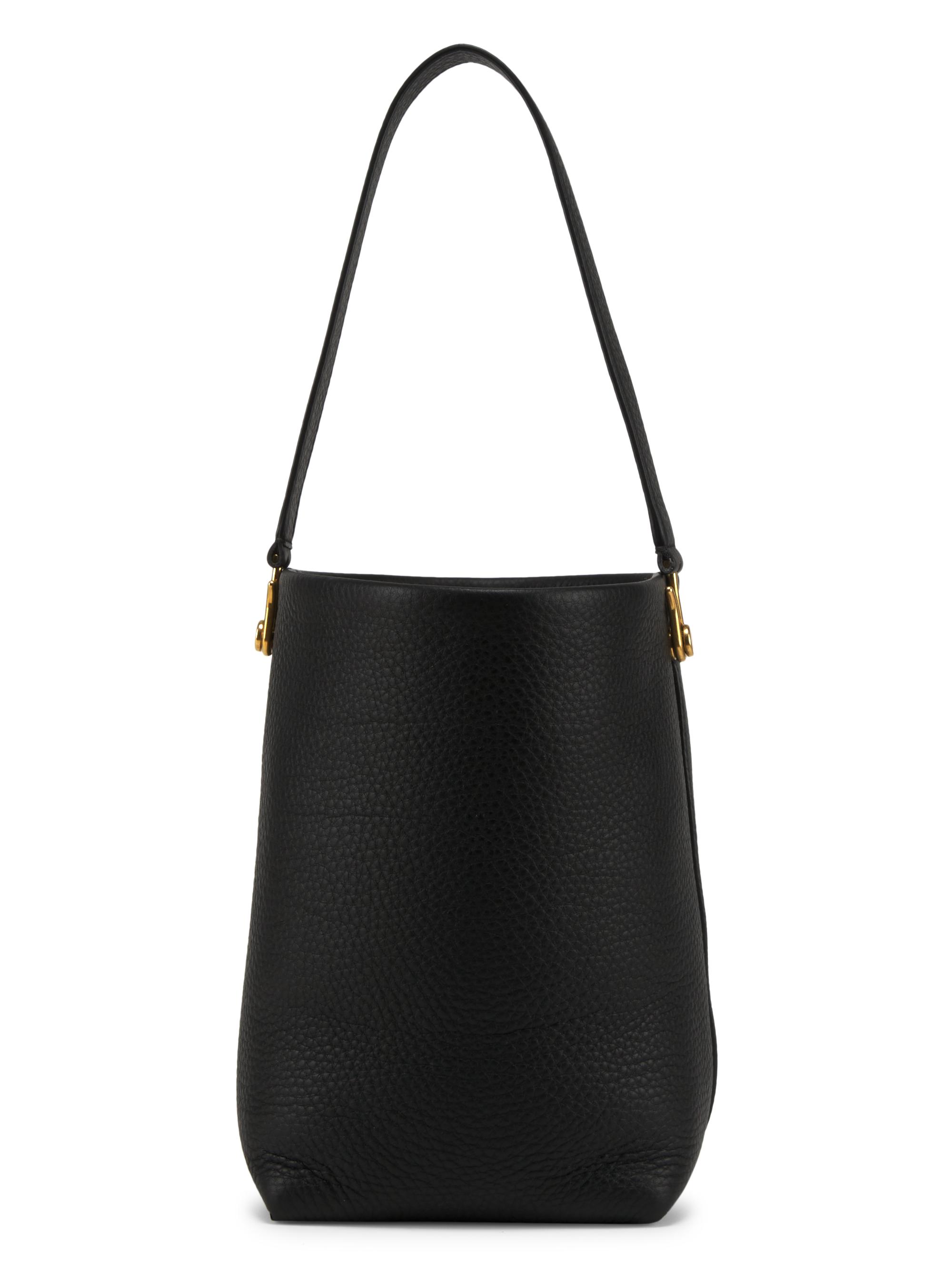 The Row Women's  Grained Leather Tote Bag - Black