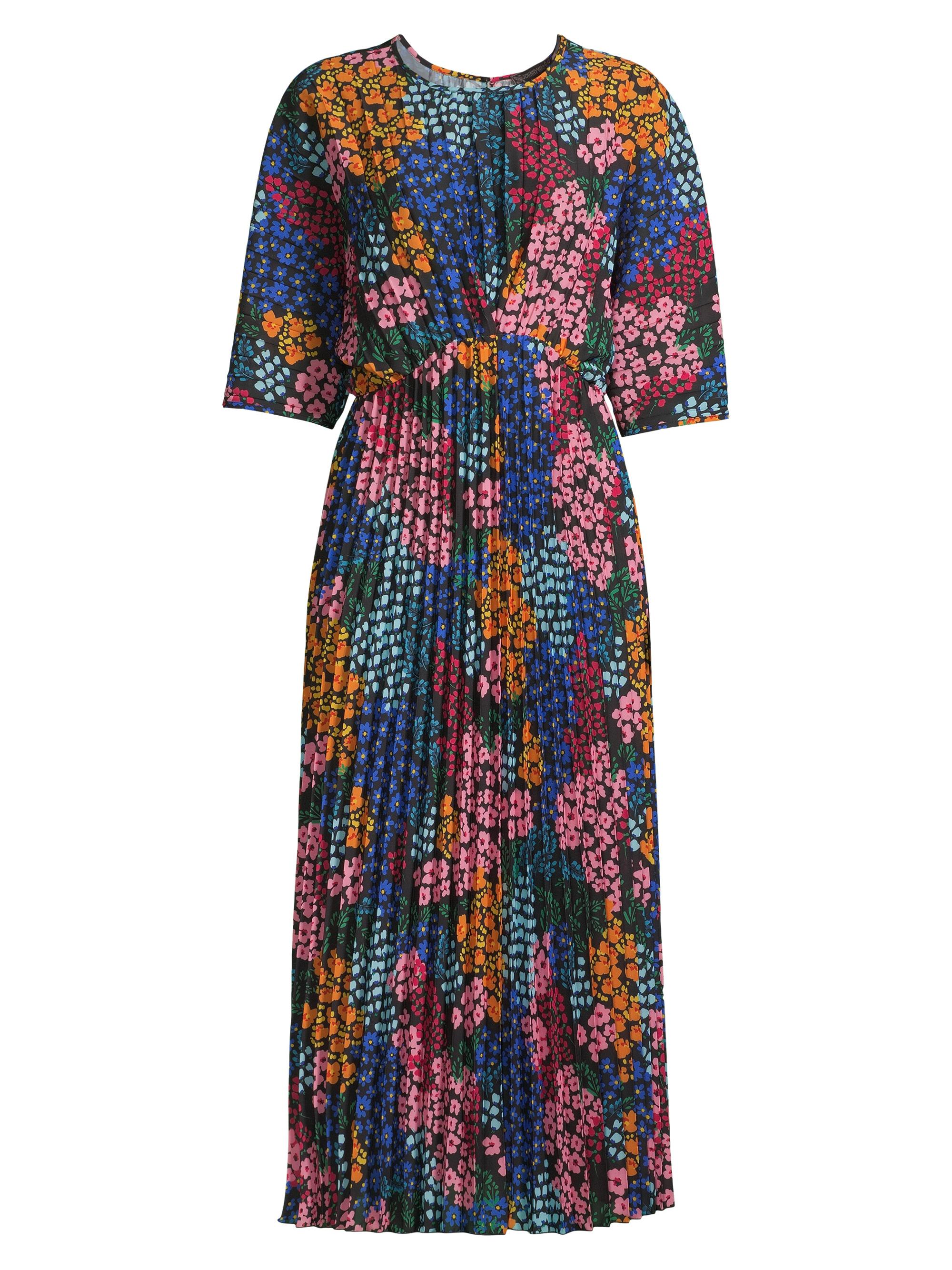Johnny Was Women's Astrid Floral Pleated Midi-Dress