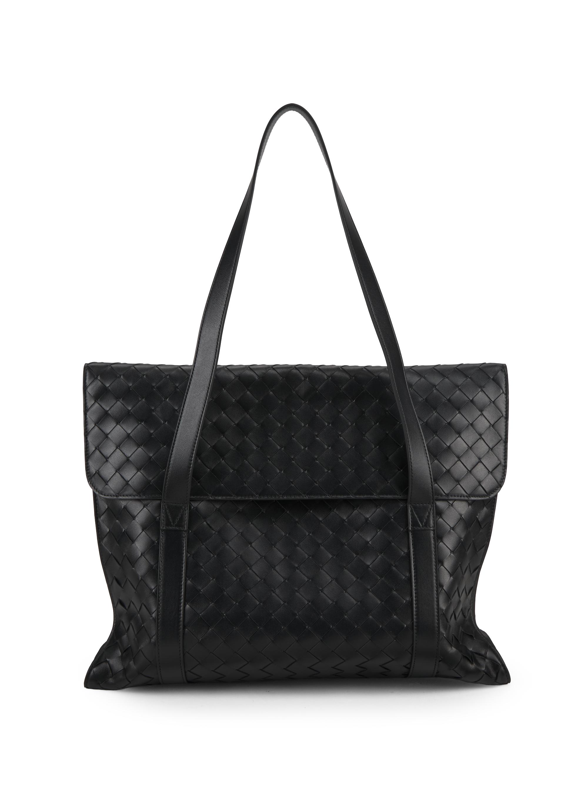 バッグ BOTTEGA  VENETA Bottega Veneta Men's Intrecciato Zip North-South Tote Bag | Neiman