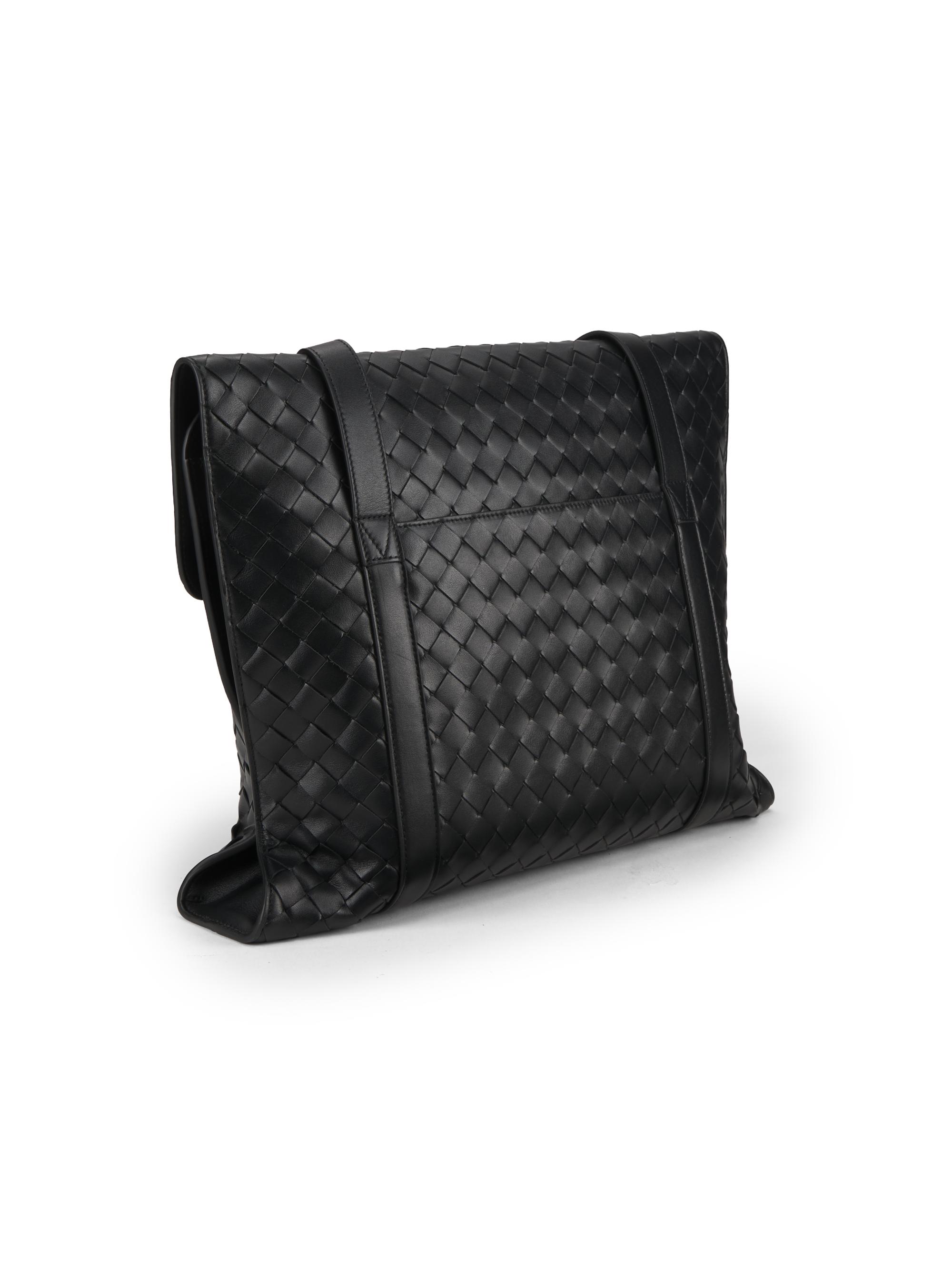 【ざぶちゅさん専用】BOTTEGA VENETA ブラック ケース Bottega Veneta Intrecciato Leather Flap Briefcase | Saks Fifth Avenue