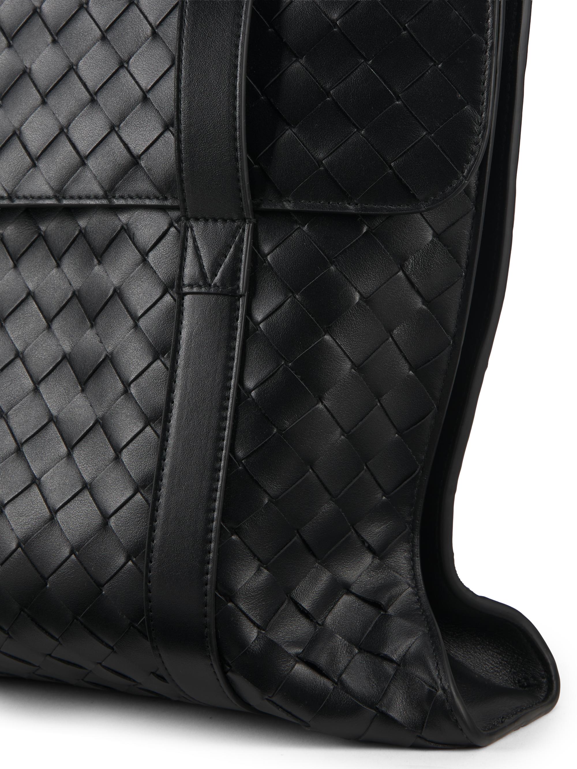 Bottega Veneta Intrecciato Leather Flap Briefcase | Saks Fifth Avenue