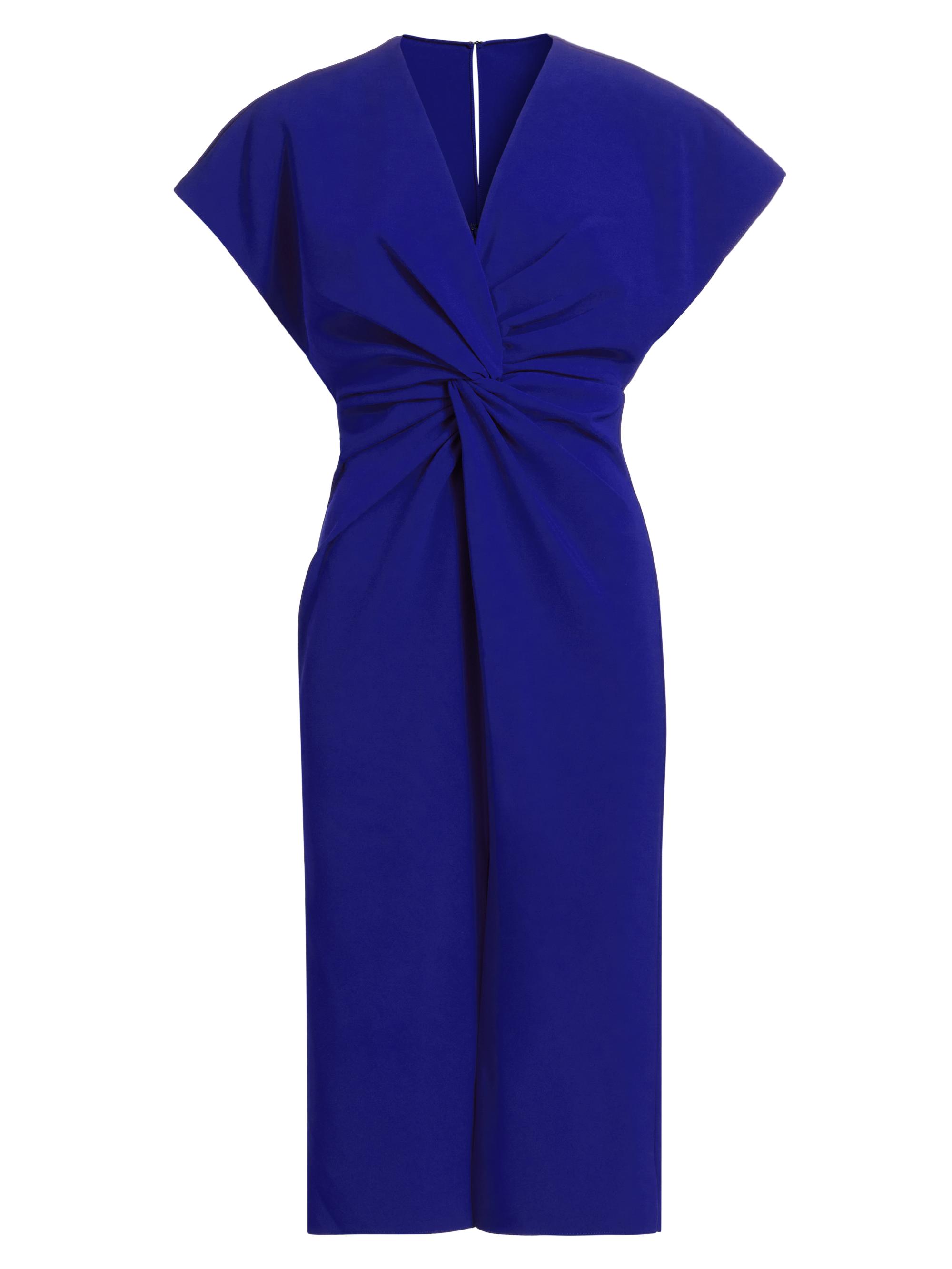 Prabal Gurung Women's Jackie Twist-Front Cocktail Dress - Blueberry