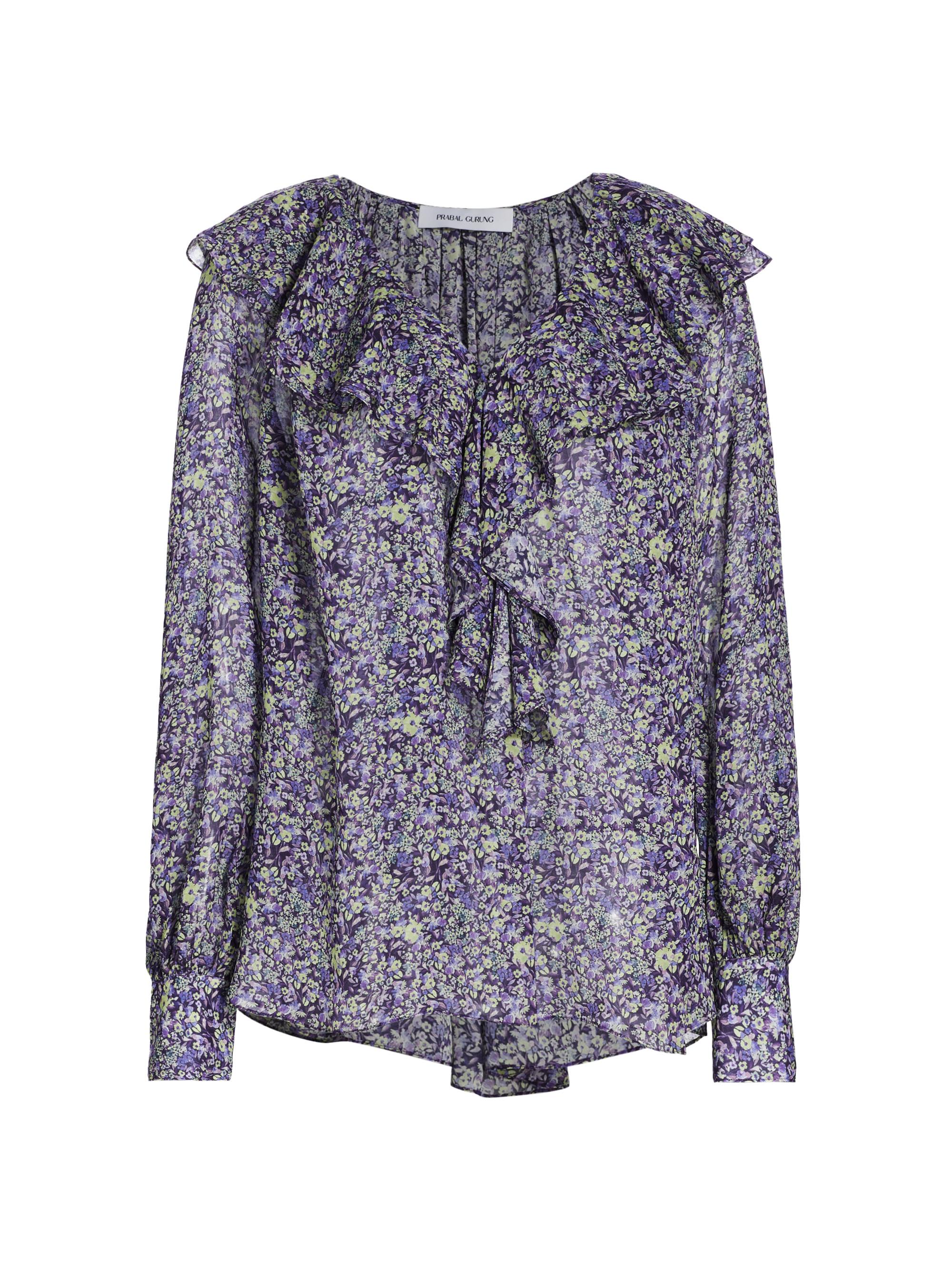 Floral Ruffled Blouse