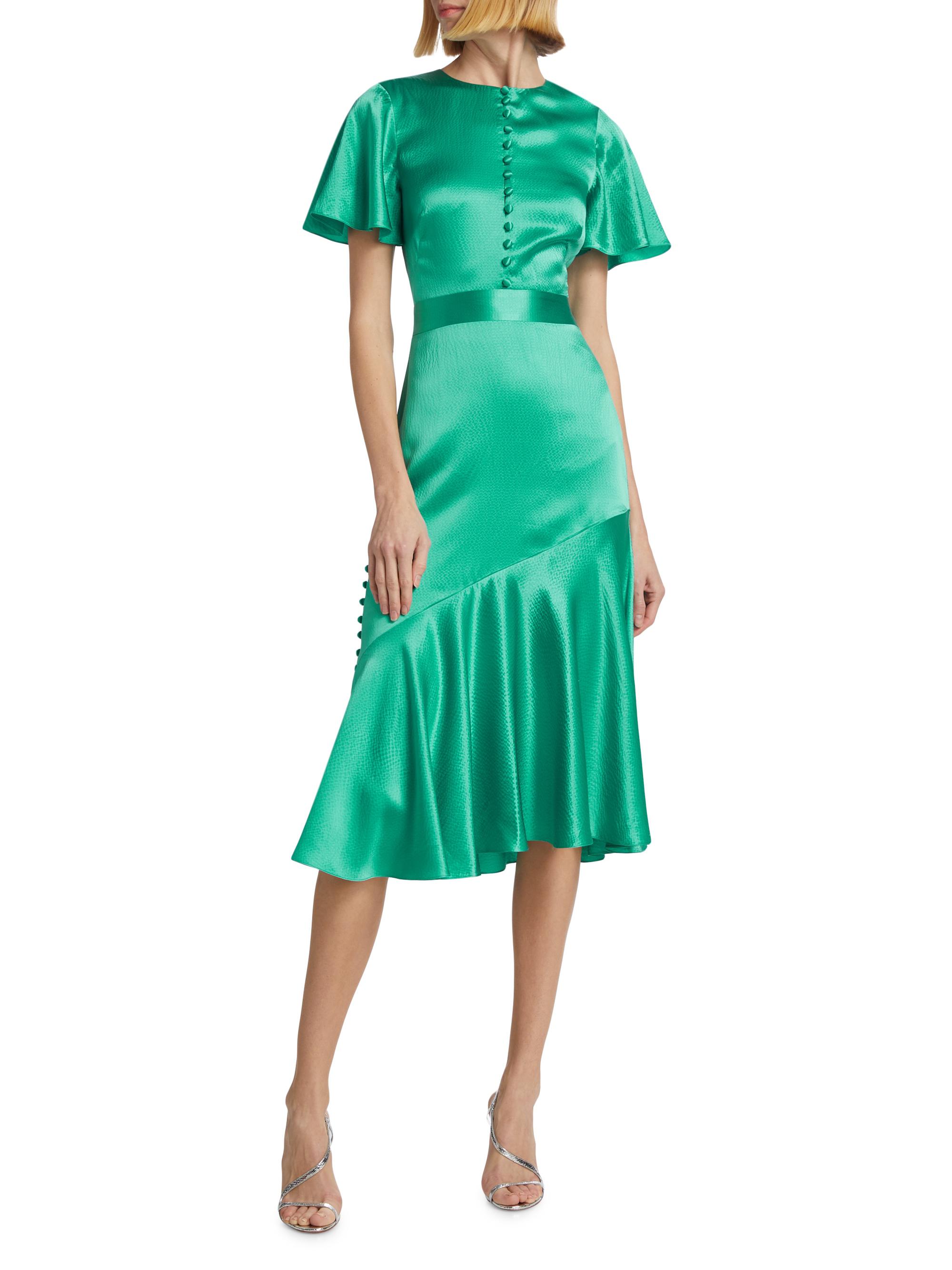 Prabal Gurung Victoria Flutter-Sleeve Cocktail Dress | Saks Fifth Avenue