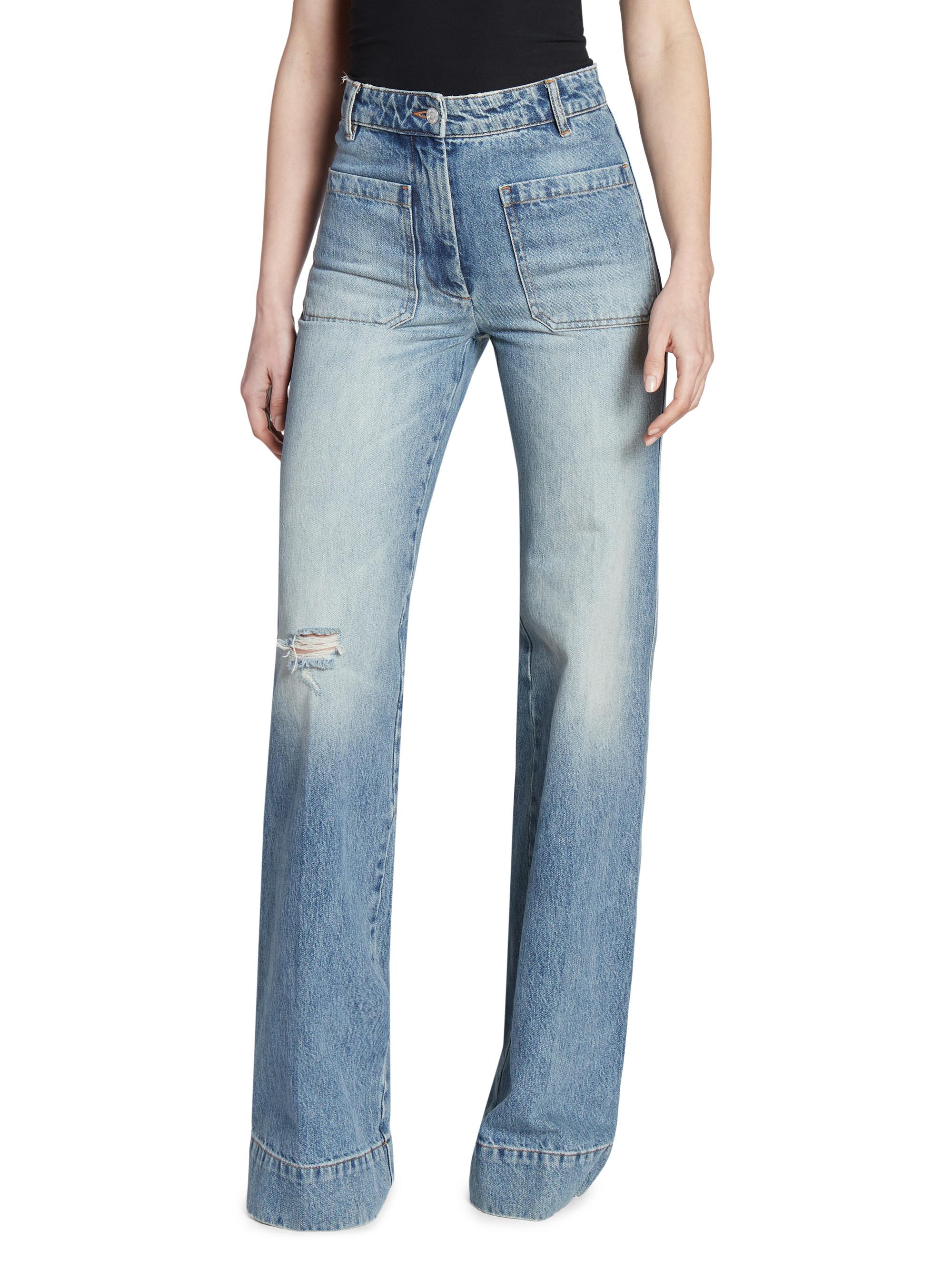 Victoria Beckham Alina High-Rise Flared Jeans Saks Fifth Avenue