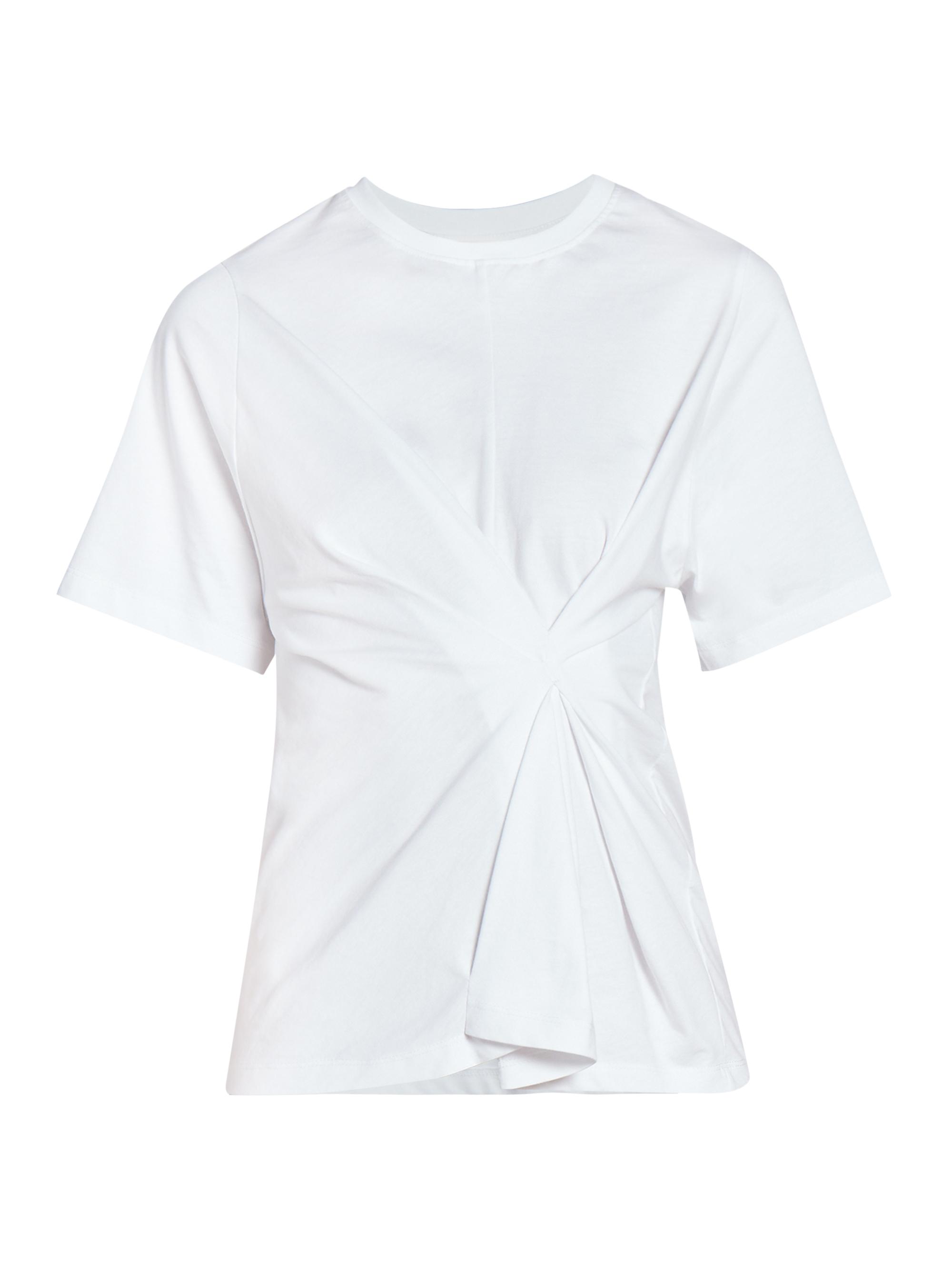 Victoria Beckham Women's Cotton Body Twist T-Shirt - White