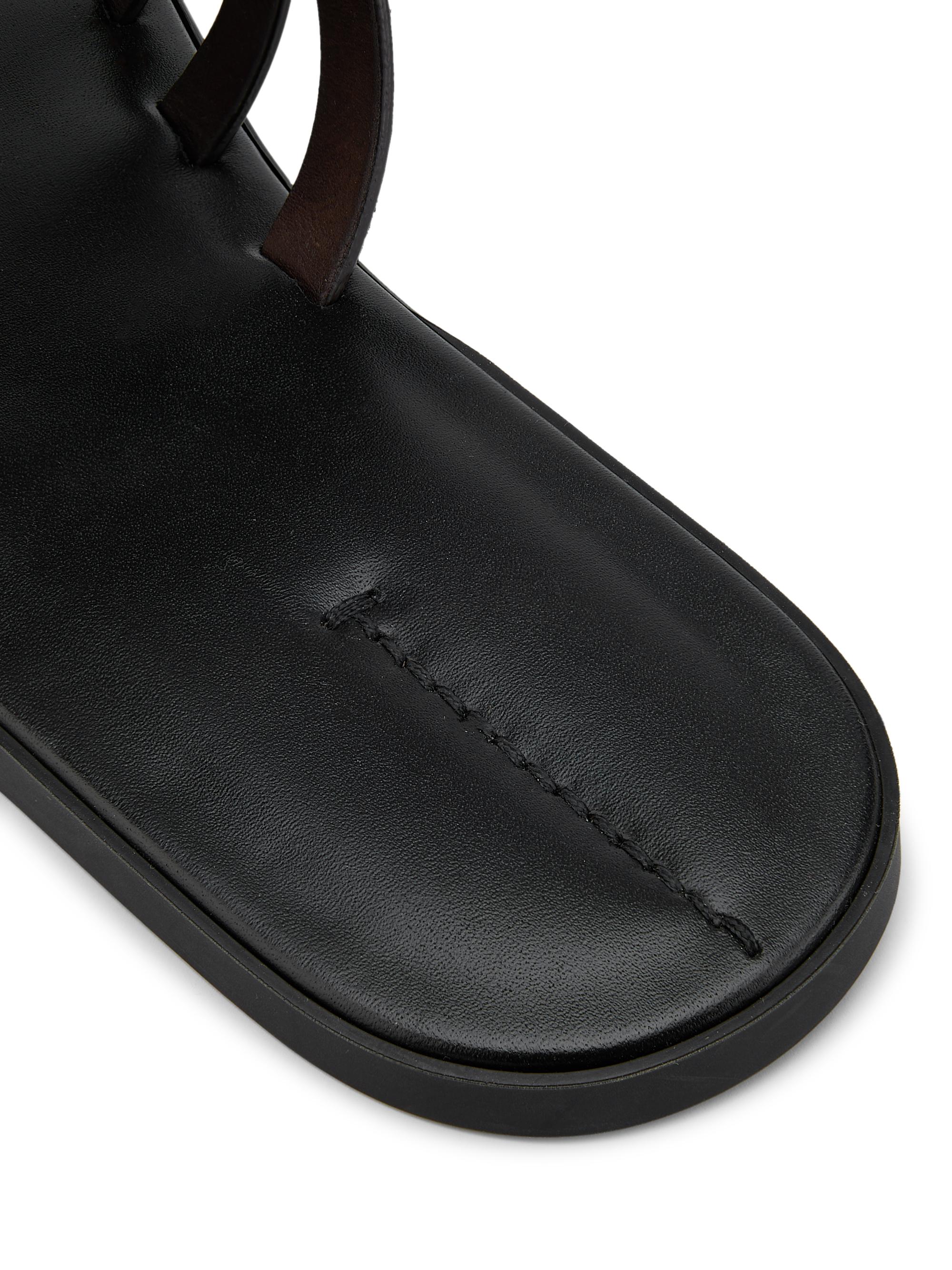 The Row Line Strappy Leather Sandals Saks Fifth Avenue