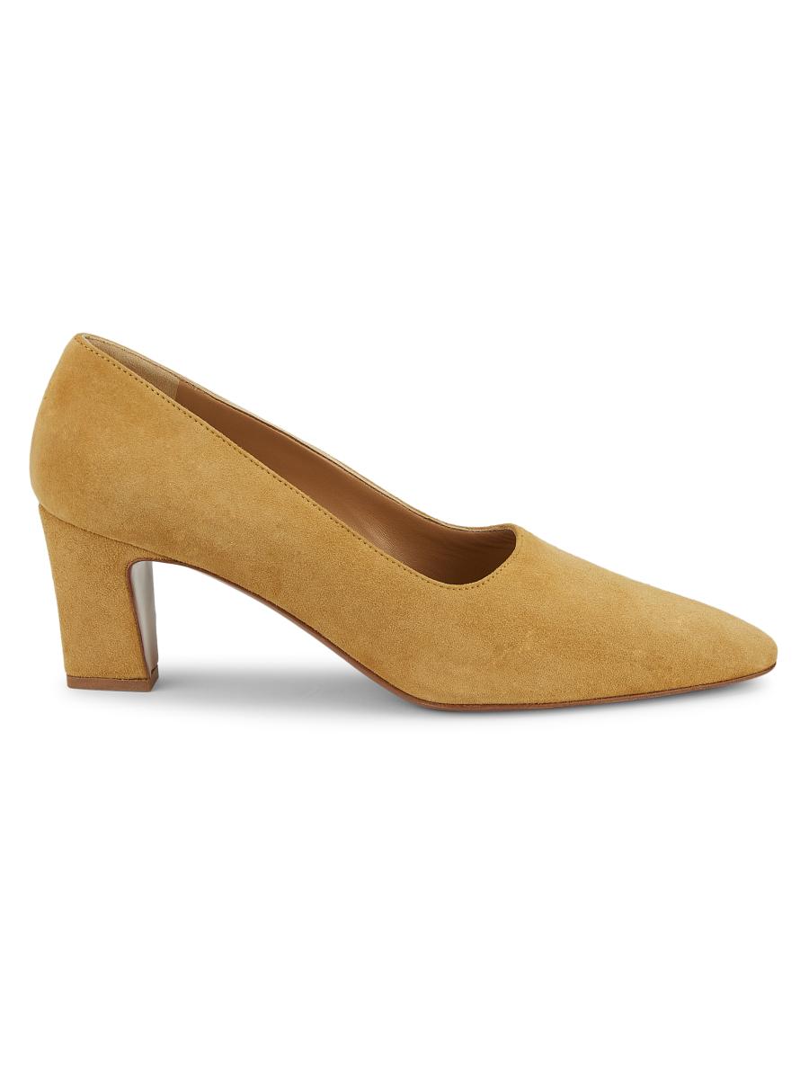 The Row Marta 65MM Suede Pumps | Saks Fifth Avenue