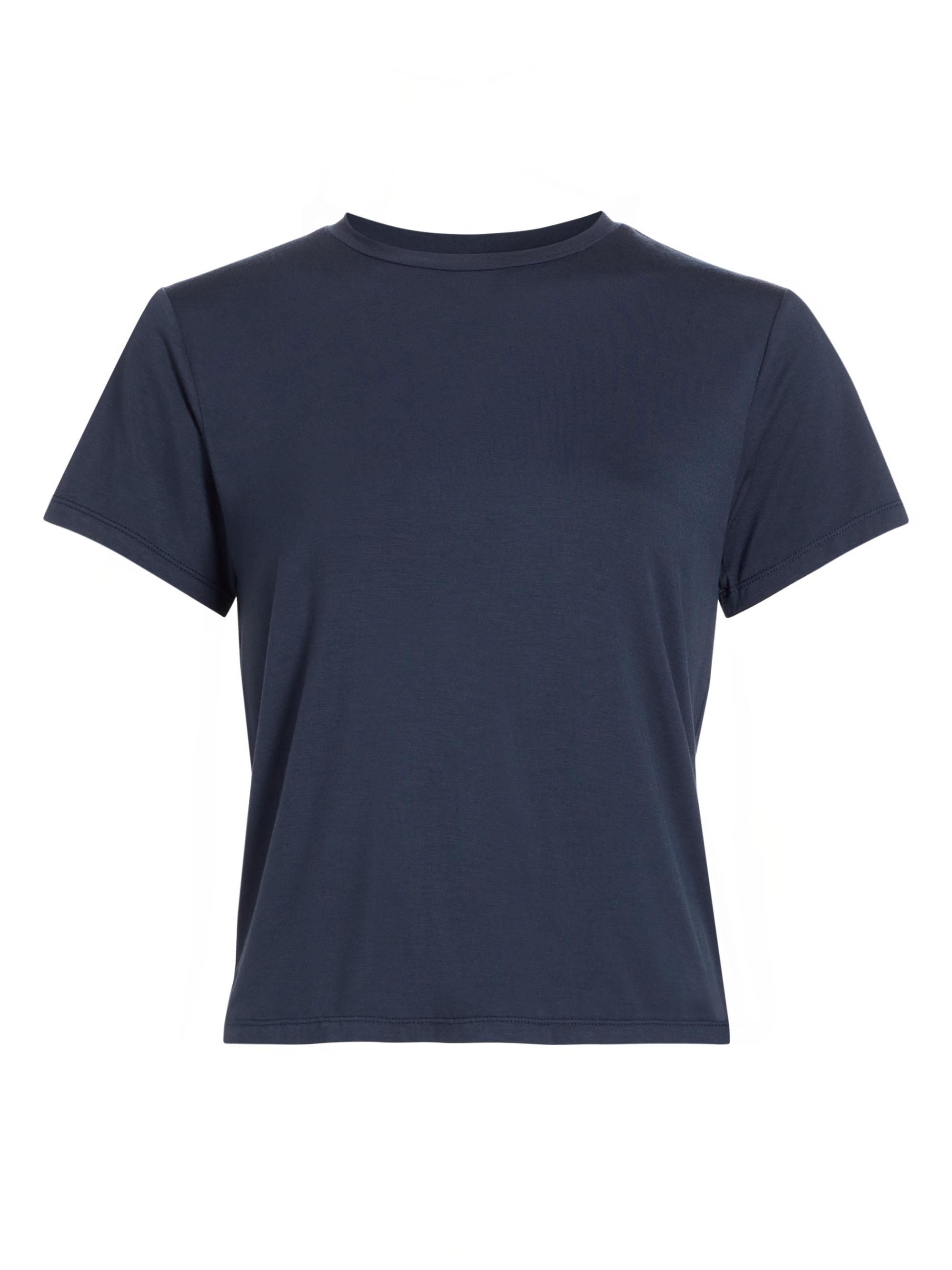 TWP Women's His Jersey Crewneck Tee - Indigo