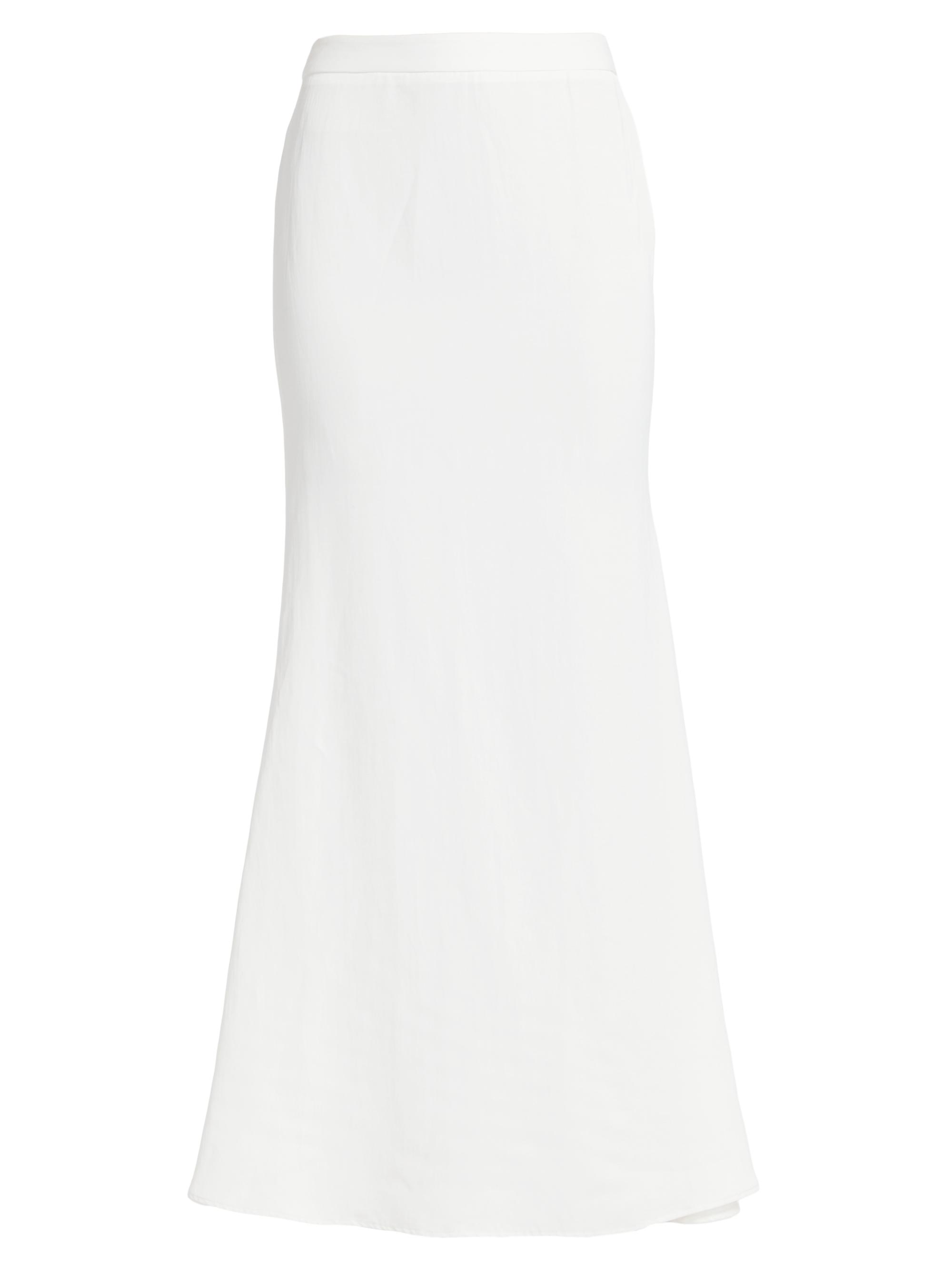 TWP Women's At Last Linen-Blend Maxi Skirt - White