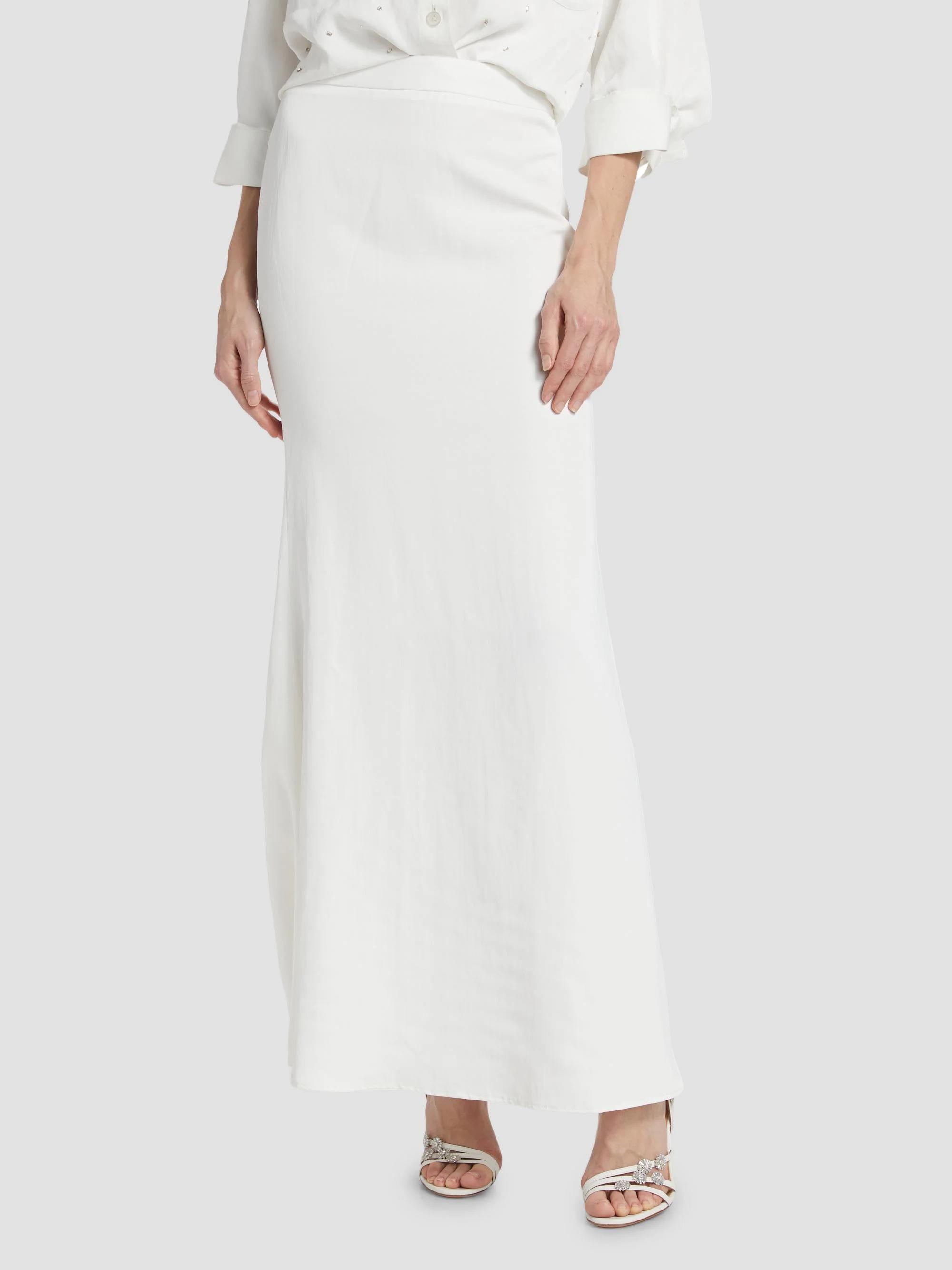 TWP At Last Linen-Blend Maxi Skirt | Saks Fifth Avenue