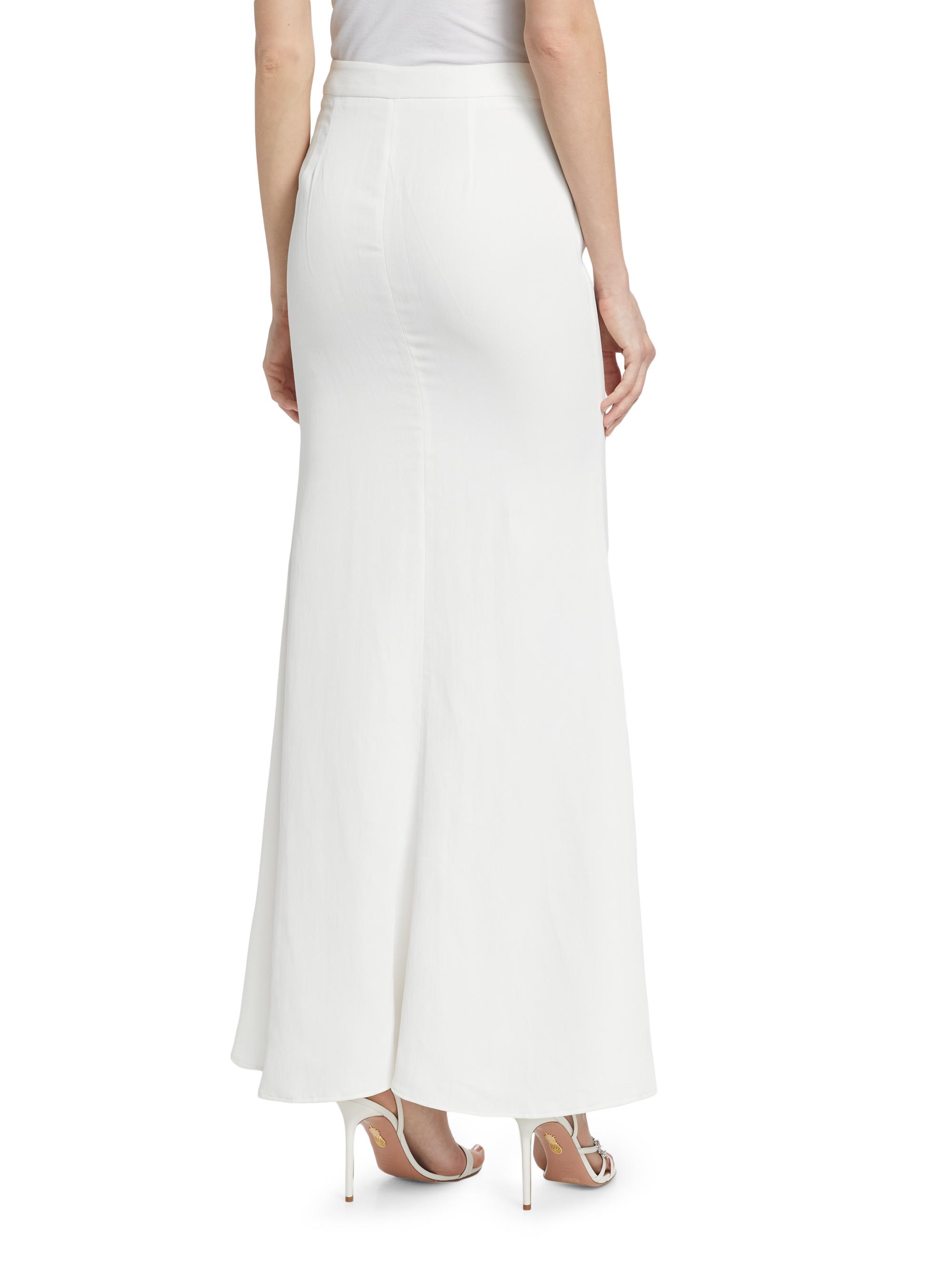 TWP At Last Linen-Blend Maxi Skirt | Saks Fifth Avenue