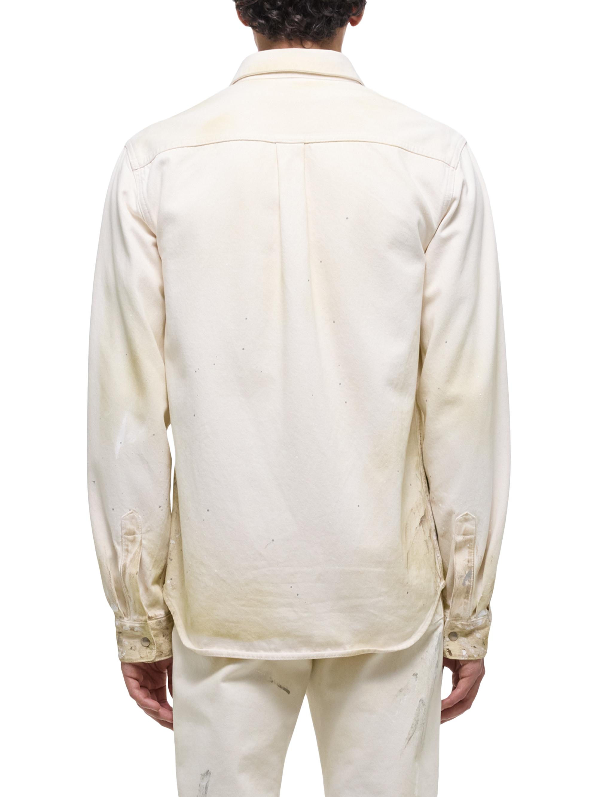 Helmut Lang Cotton Button-Front Shirt Jacket | Saks Fifth Avenue