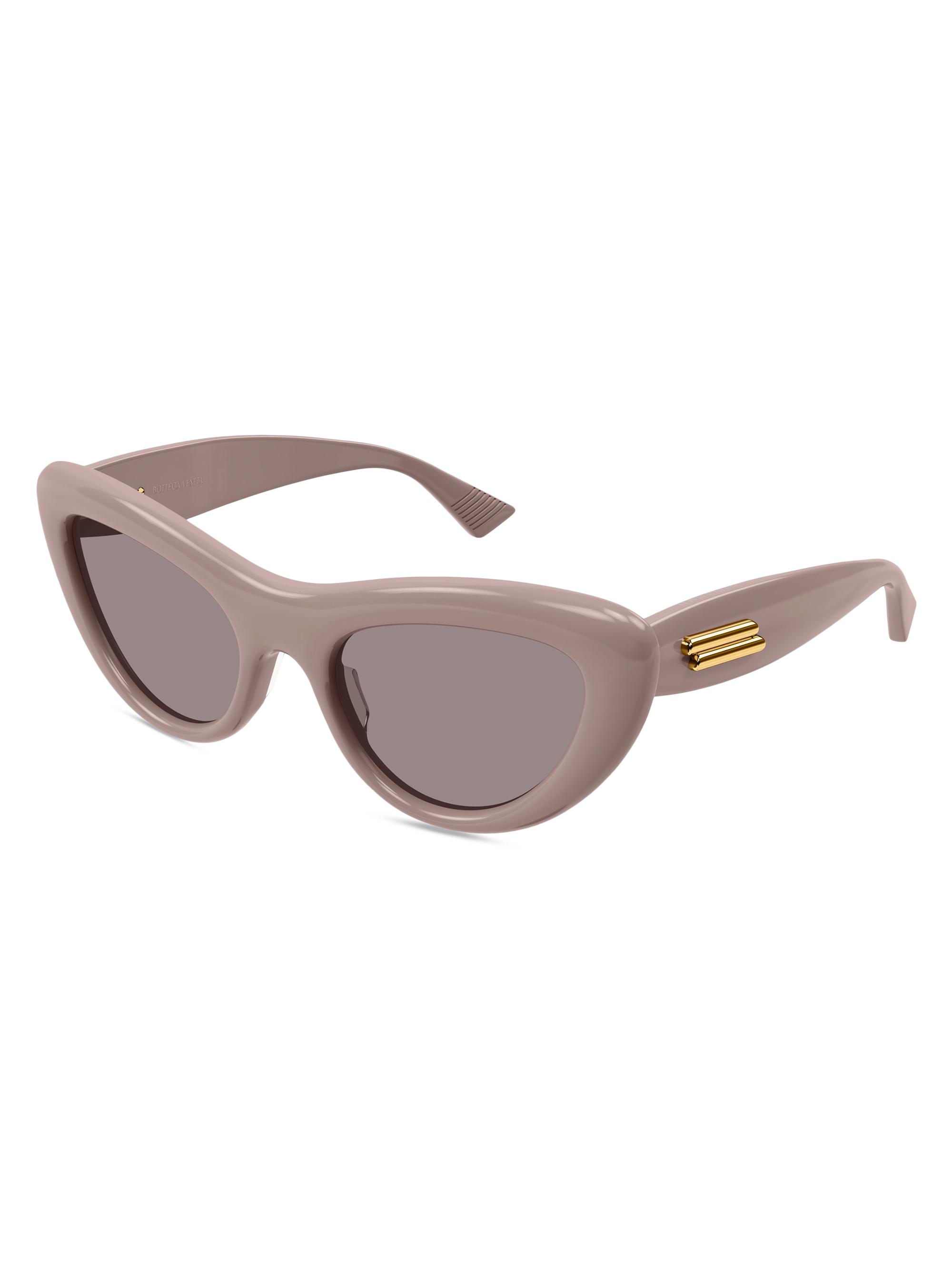 Bottega Veneta Women's Curvy 53MM Cat-Eye Sunglasses - Taupe Grey