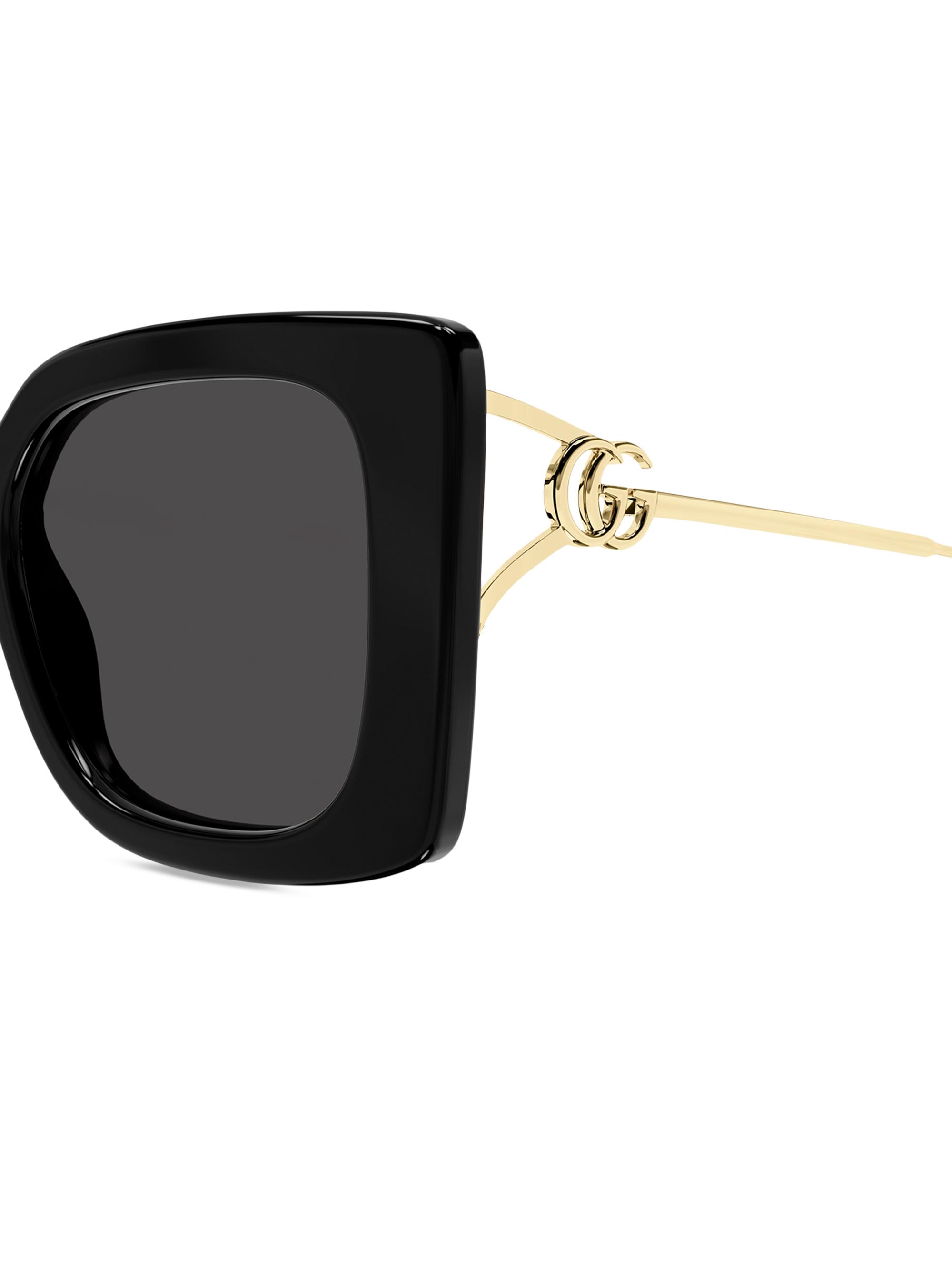 Gucci Flat & Bend 54MM Square Sunglasses | Saks Fifth Avenue