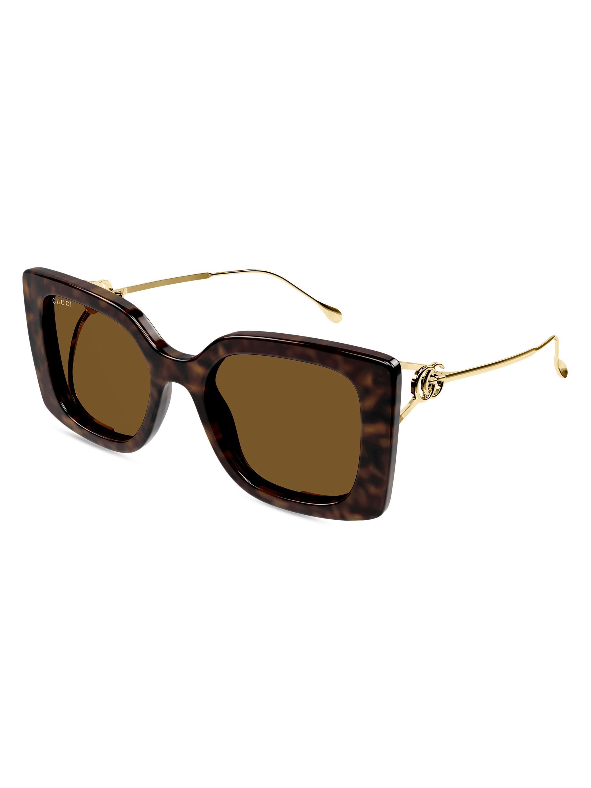 Gucci 55MM Square Sunglasses | Saks Fifth Avenue