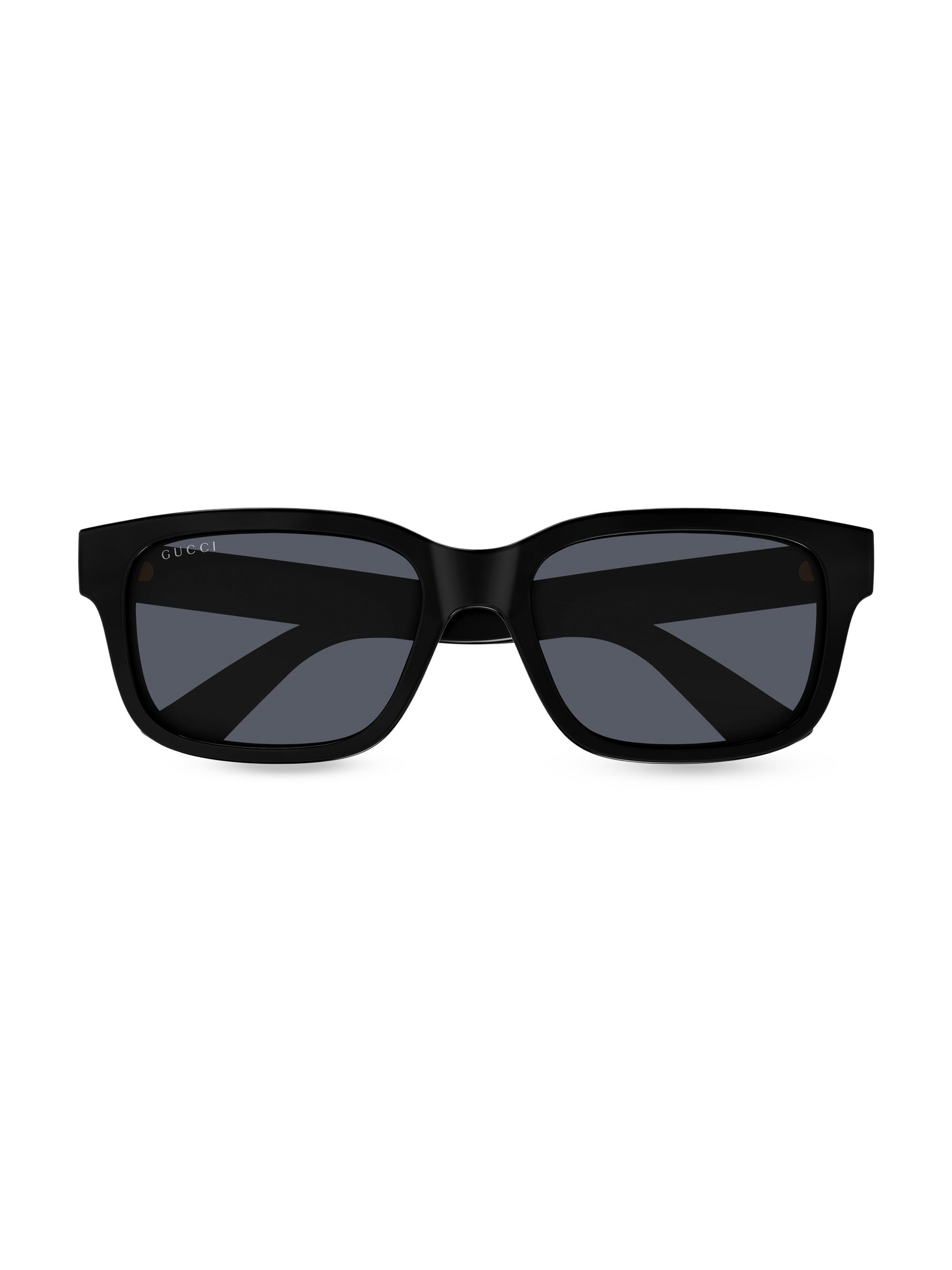 Gucci Minimal 56MM Square Sunglasses | Saks Fifth Avenue