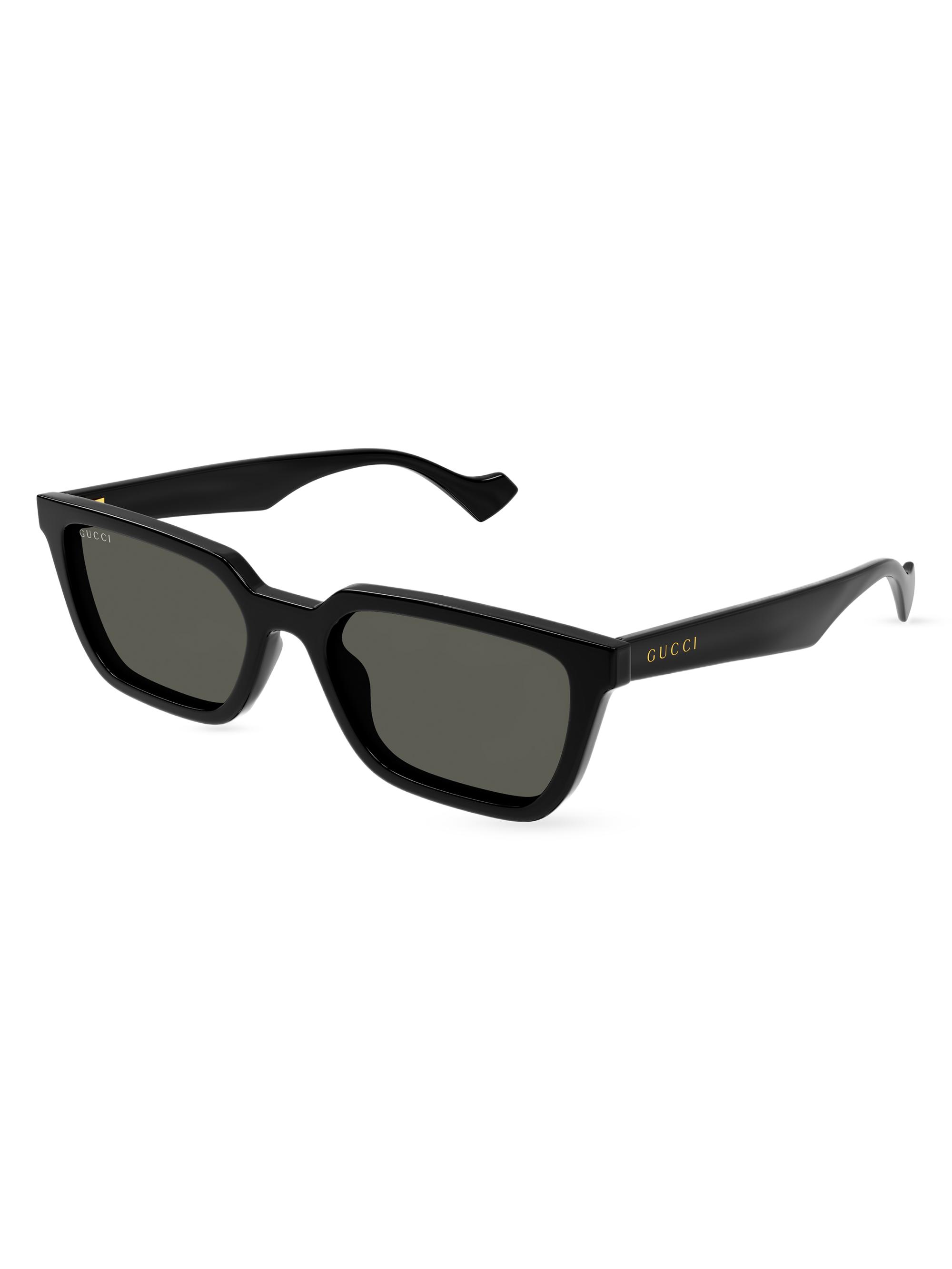 Gucci Men's GG Generation Light 55MM Rectangular Sunglasses - Black Grey