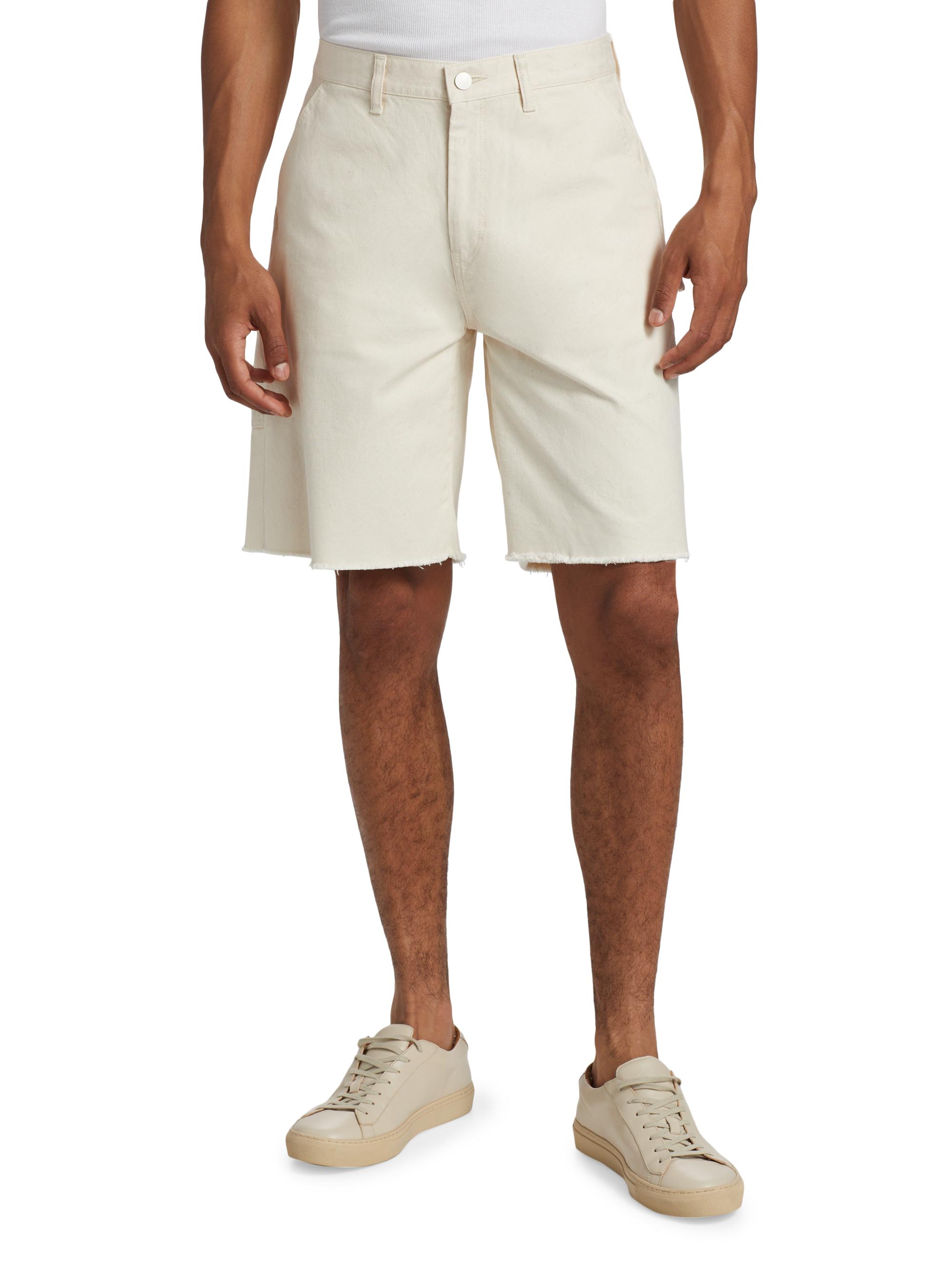 John Elliott Cut-Off Cotton Work Shorts | Saks Fifth Avenue