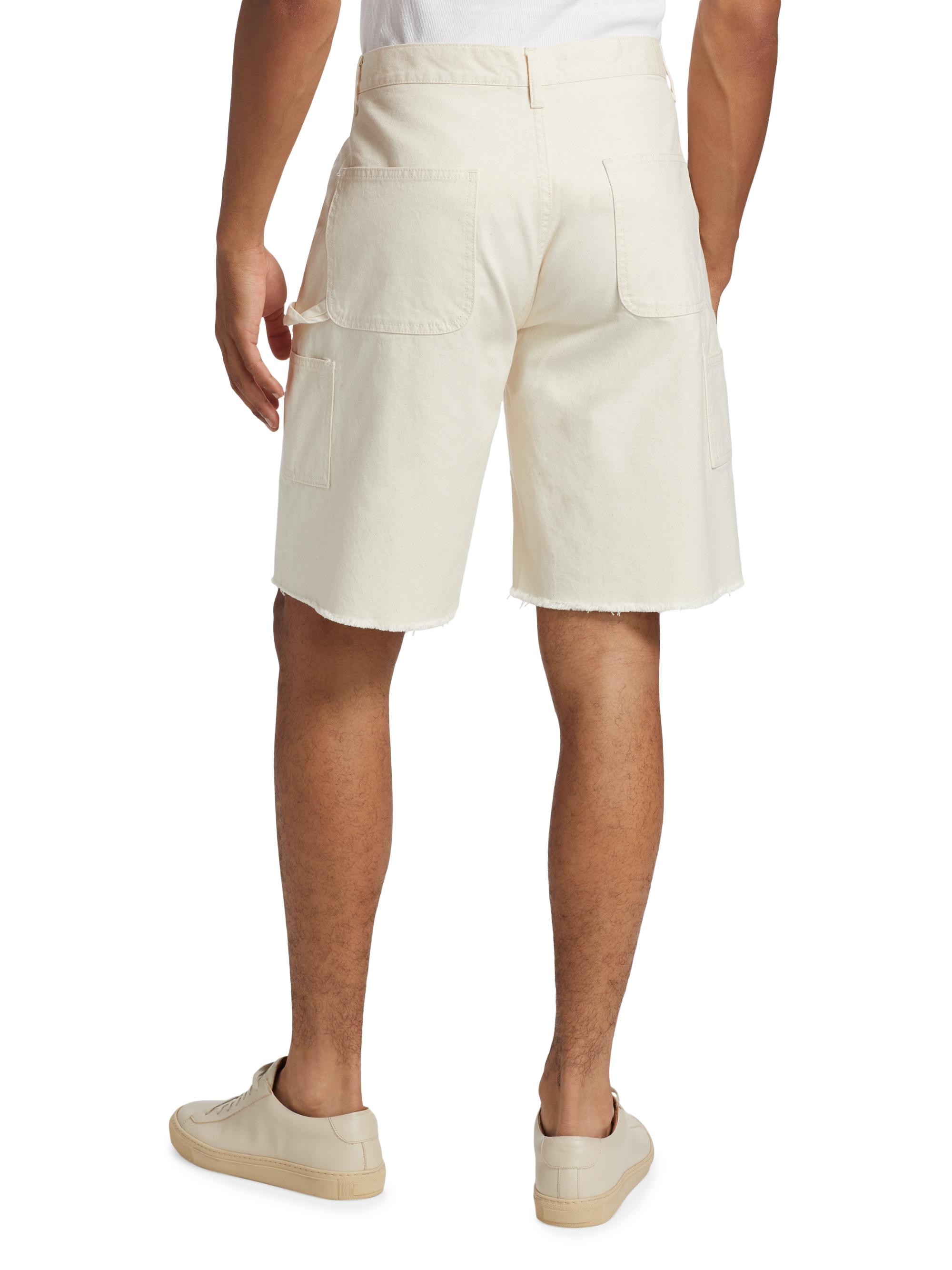 John Elliott Cut-Off Cotton Work Shorts | Saks Fifth Avenue